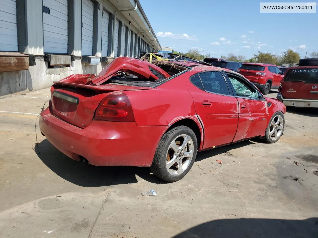 2006 Pontiac Grand Prix Gxp VIN: 2G2WC55C461250411 Lot: 71552384