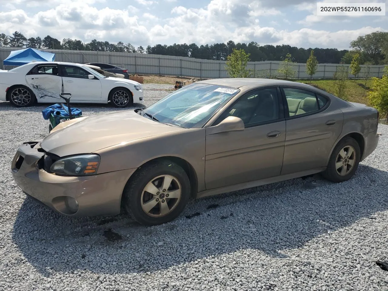 2006 Pontiac Grand Prix VIN: 2G2WP552761160696 Lot: 71770514