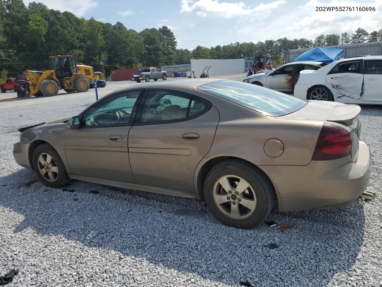 2006 Pontiac Grand Prix VIN: 2G2WP552761160696 Lot: 71770514