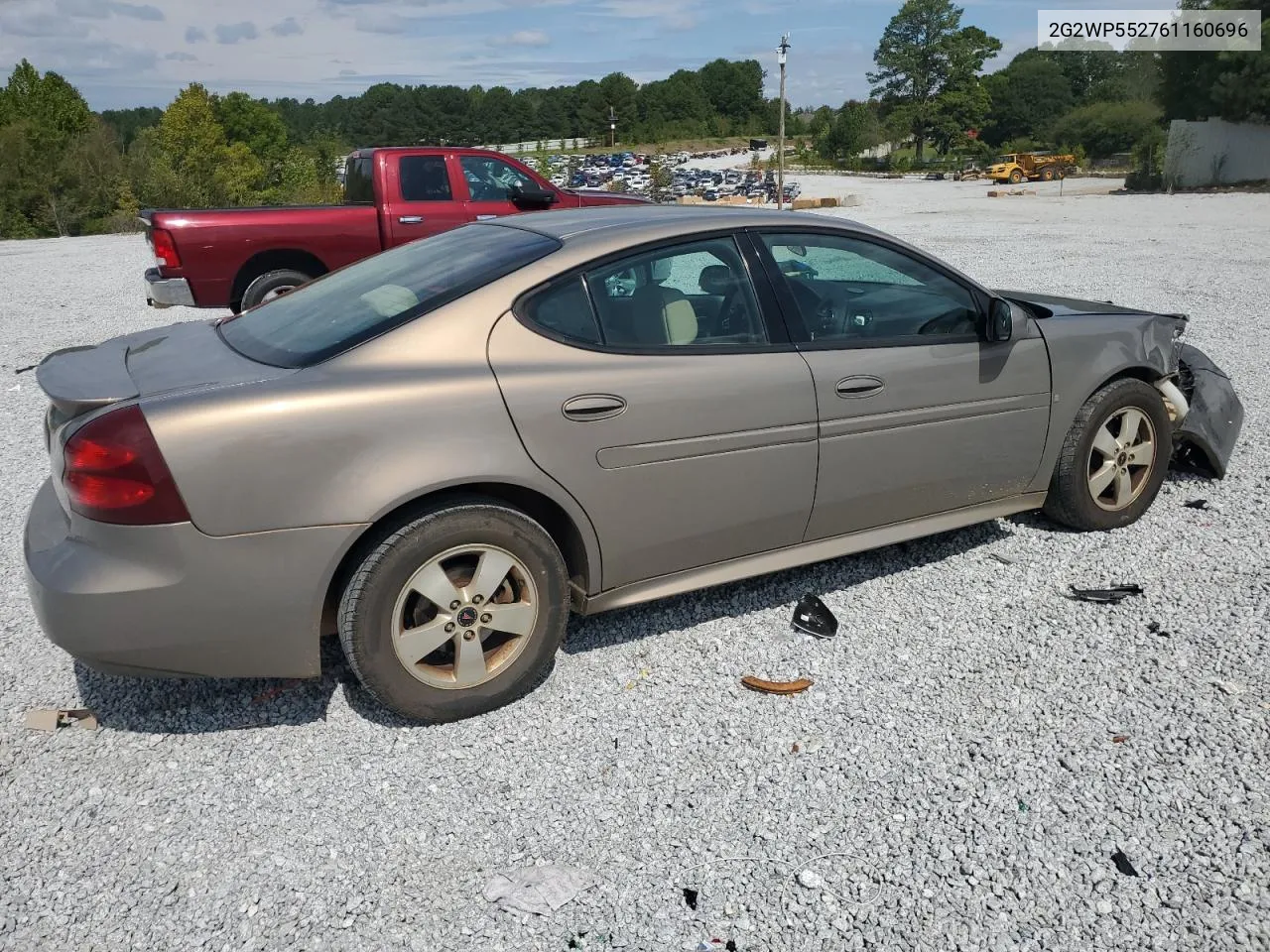 2006 Pontiac Grand Prix VIN: 2G2WP552761160696 Lot: 71770514