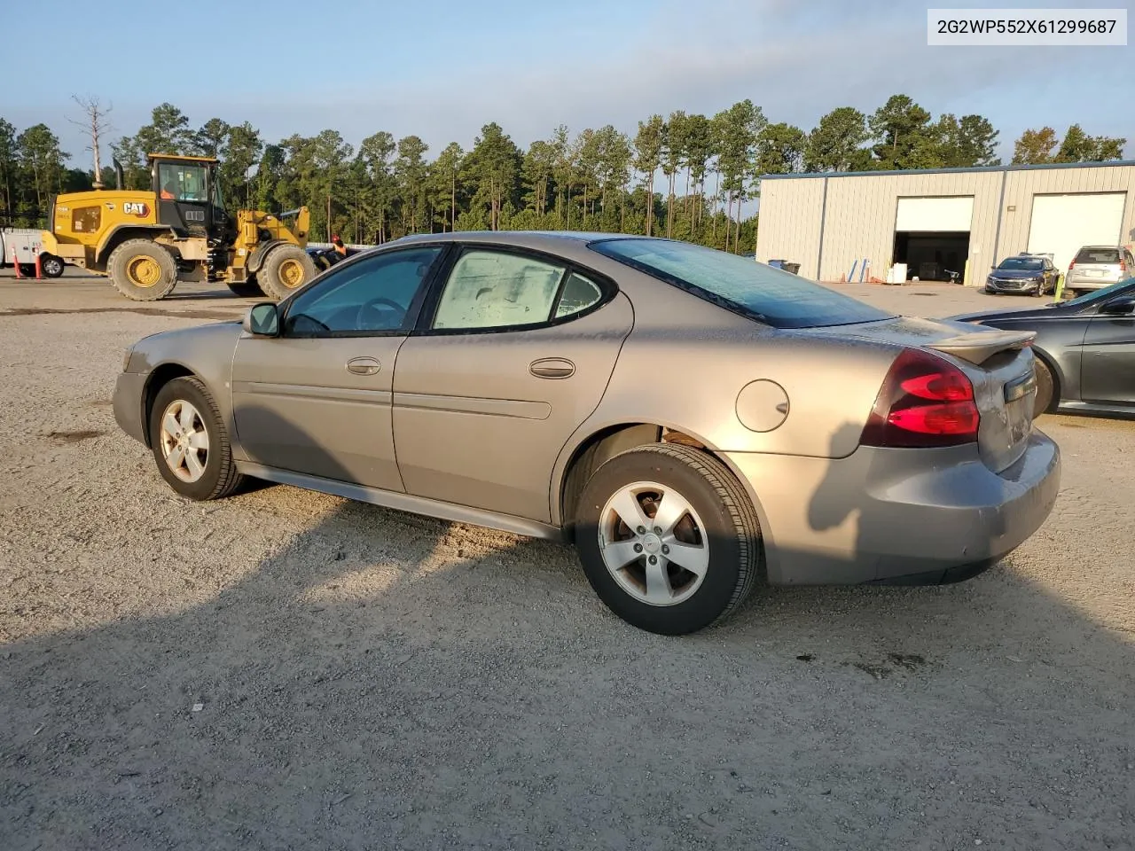 2006 Pontiac Grand Prix VIN: 2G2WP552X61299687 Lot: 72405214