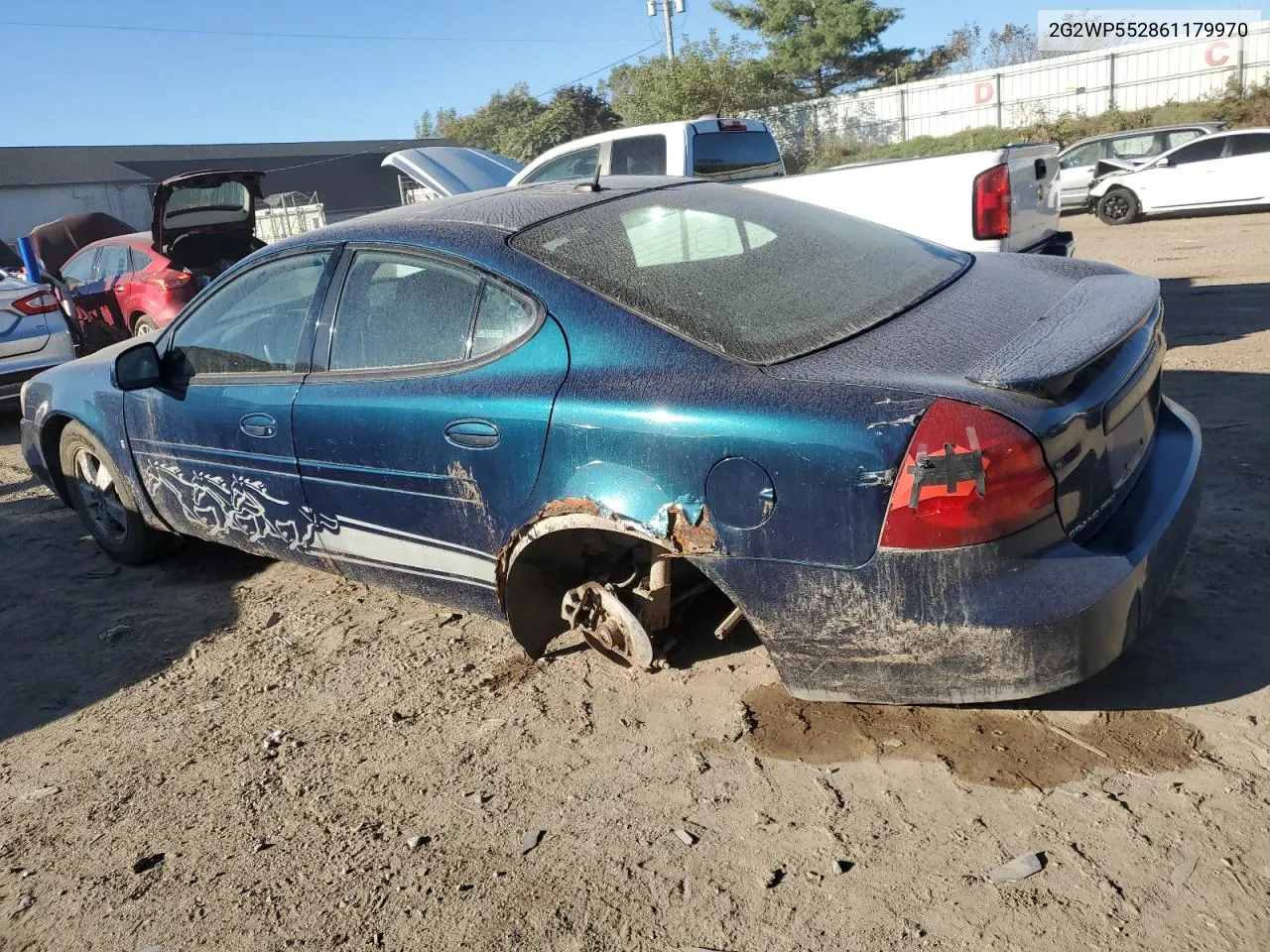 2006 Pontiac Grand Prix VIN: 2G2WP552861179970 Lot: 73361354