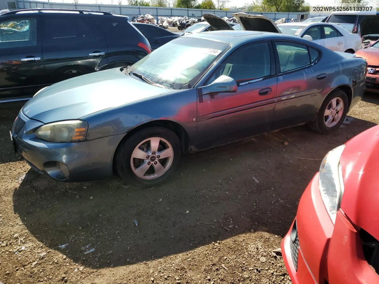 2006 Pontiac Grand Prix VIN: 2G2WP552561133707 Lot: 73400494