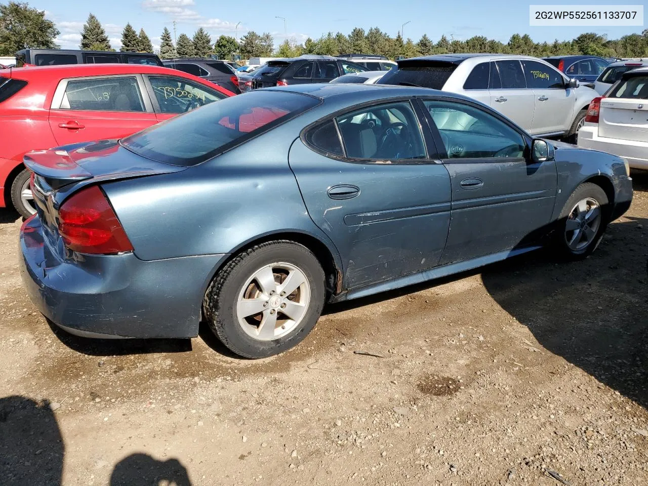 2006 Pontiac Grand Prix VIN: 2G2WP552561133707 Lot: 73400494