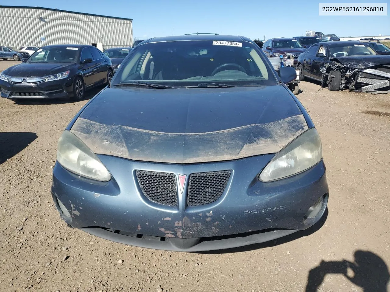 2006 Pontiac Grand Prix VIN: 2G2WP552161296810 Lot: 73477354