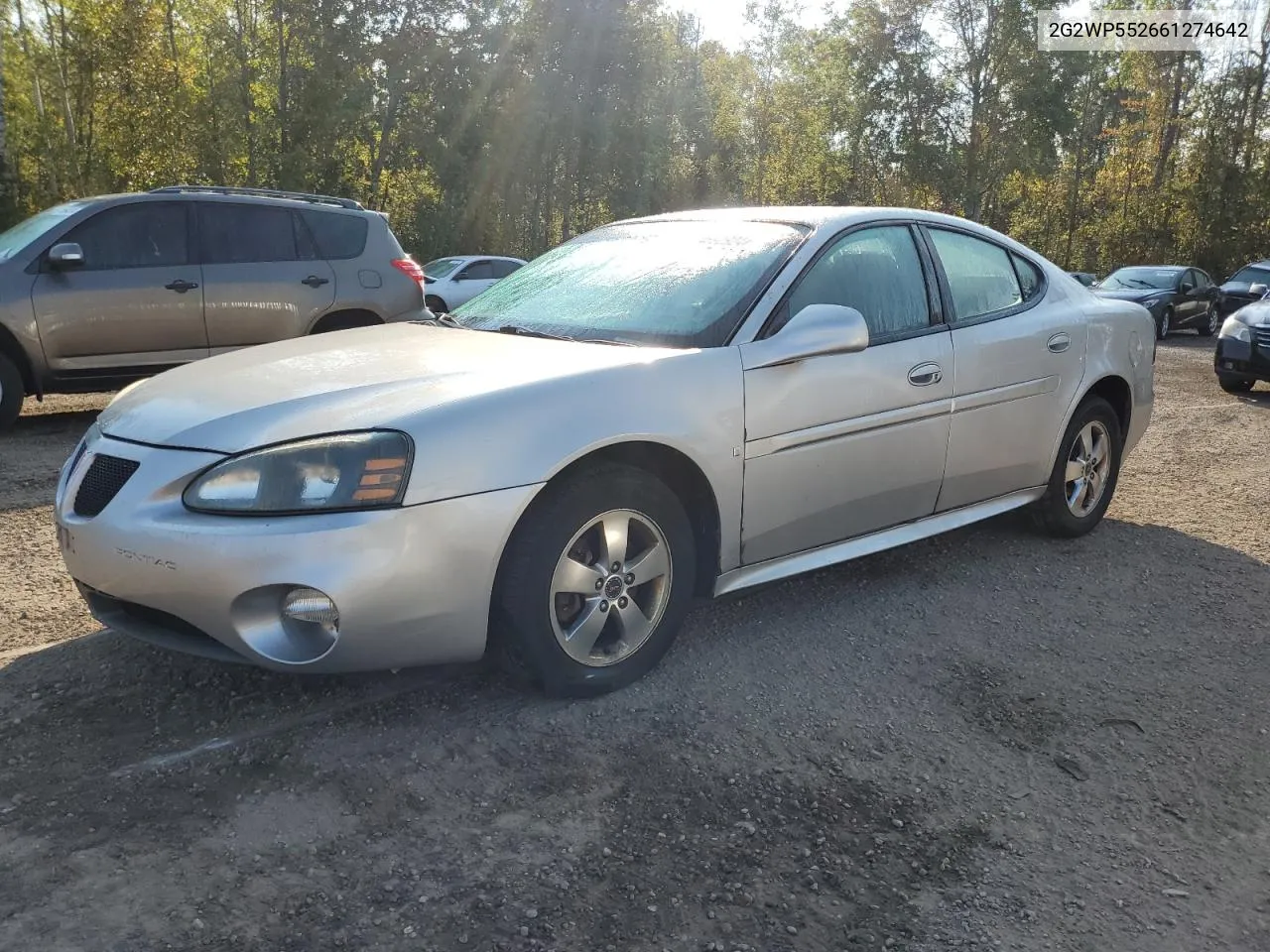 2006 Pontiac Grand Prix VIN: 2G2WP552661274642 Lot: 73592924