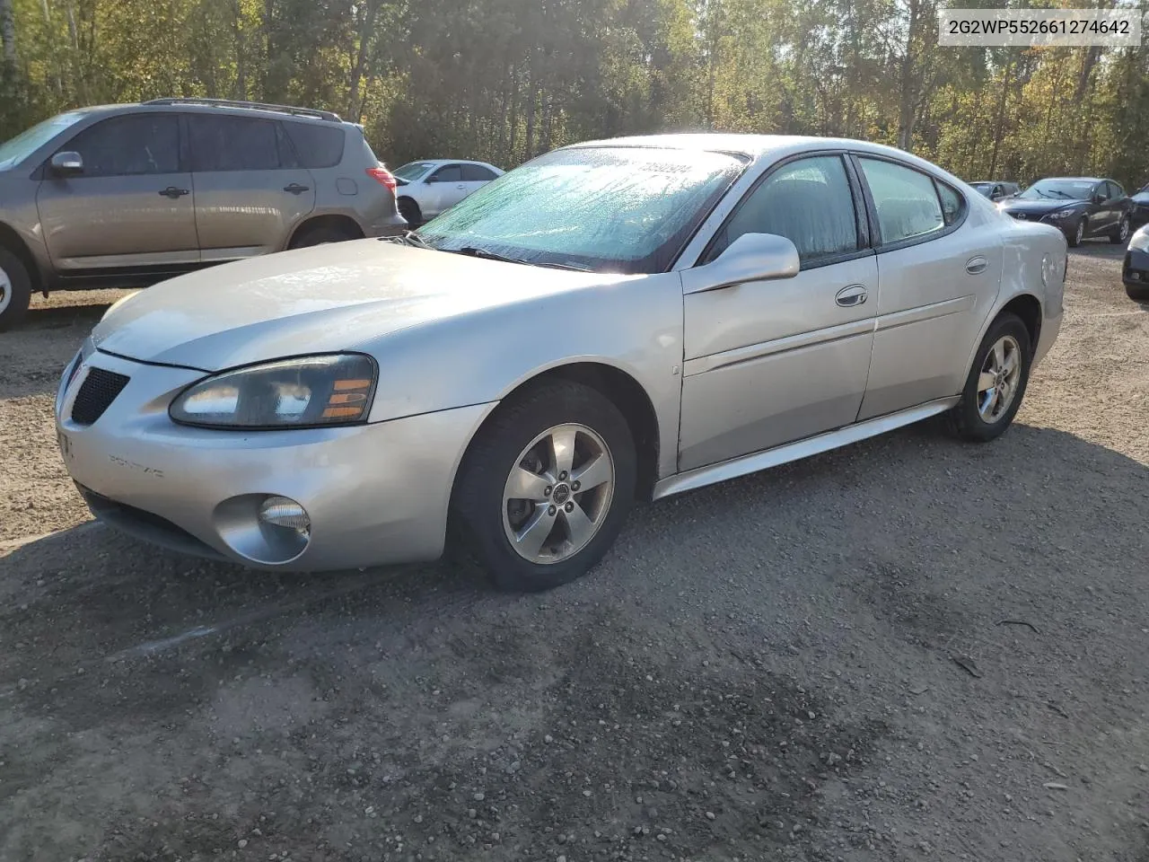 2006 Pontiac Grand Prix VIN: 2G2WP552661274642 Lot: 73592924