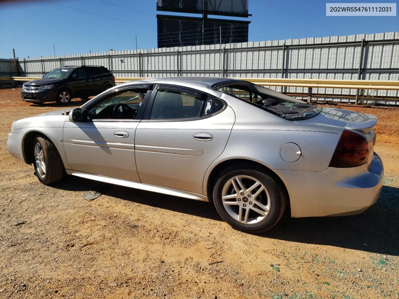 2006 Pontiac Grand Prix Gt VIN: 2G2WR554761112031 Lot: 74773384