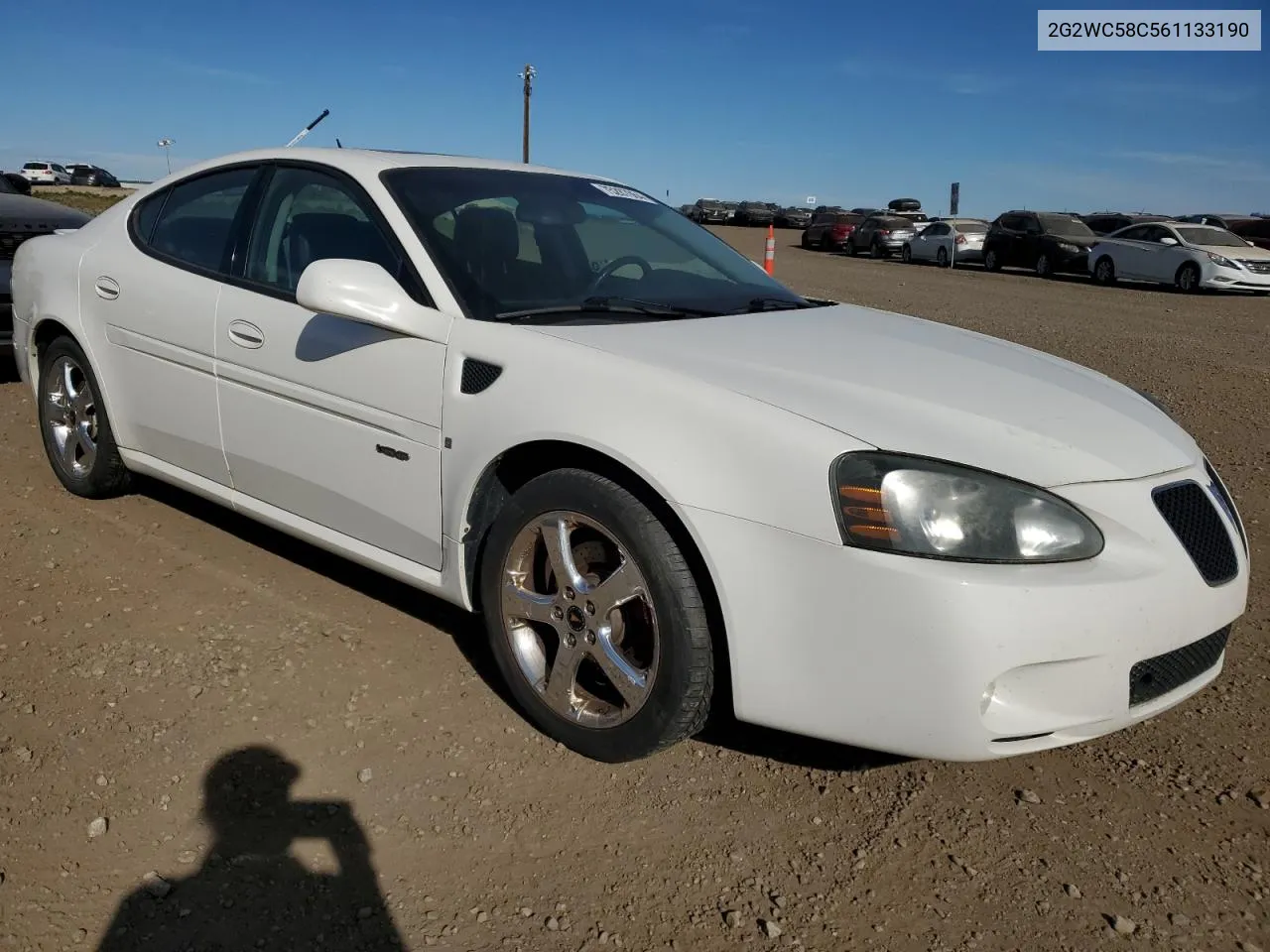 2006 Pontiac Grand Prix Gxp VIN: 2G2WC58C561133190 Lot: 75287064