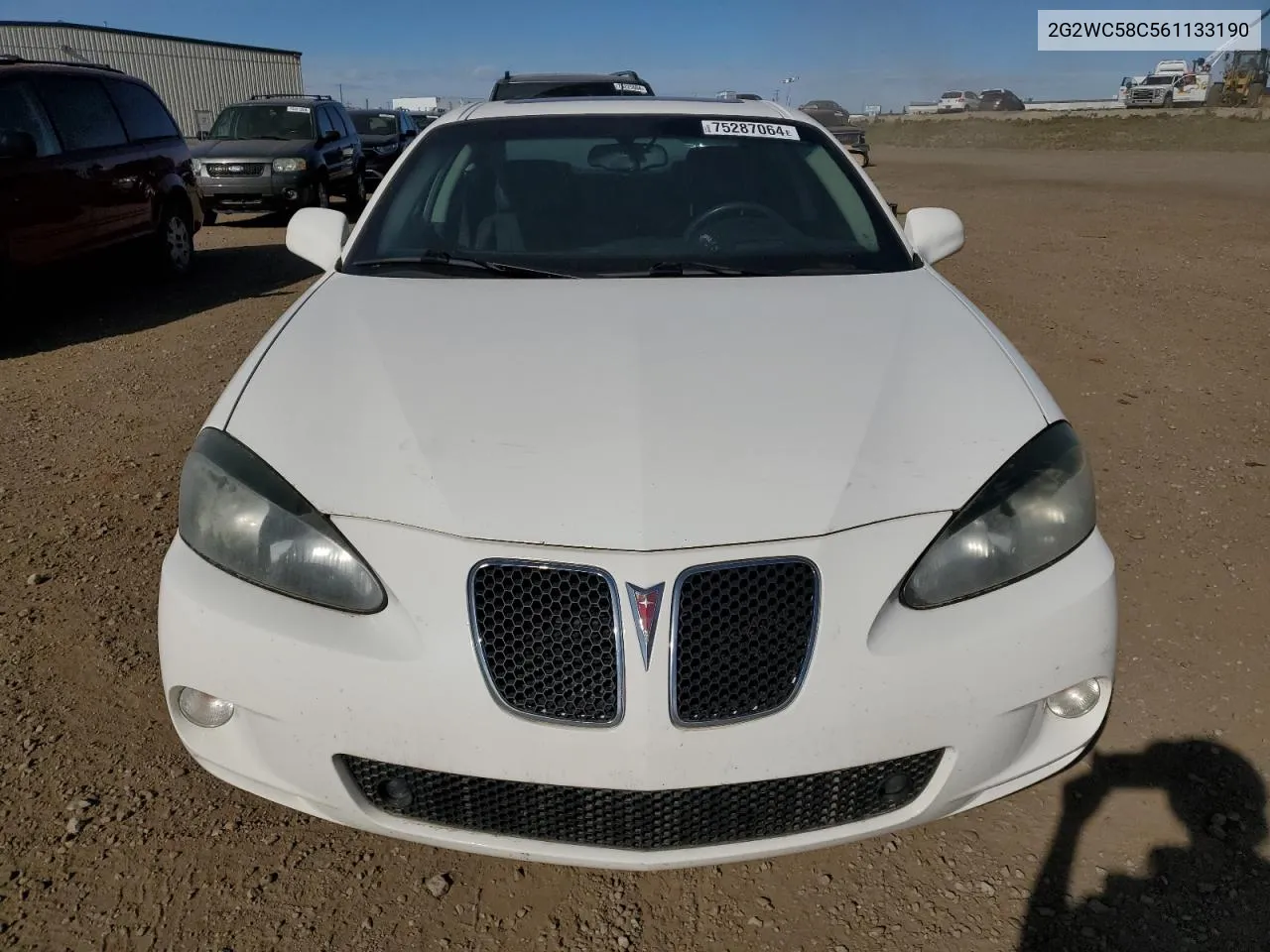 2006 Pontiac Grand Prix Gxp VIN: 2G2WC58C561133190 Lot: 75287064