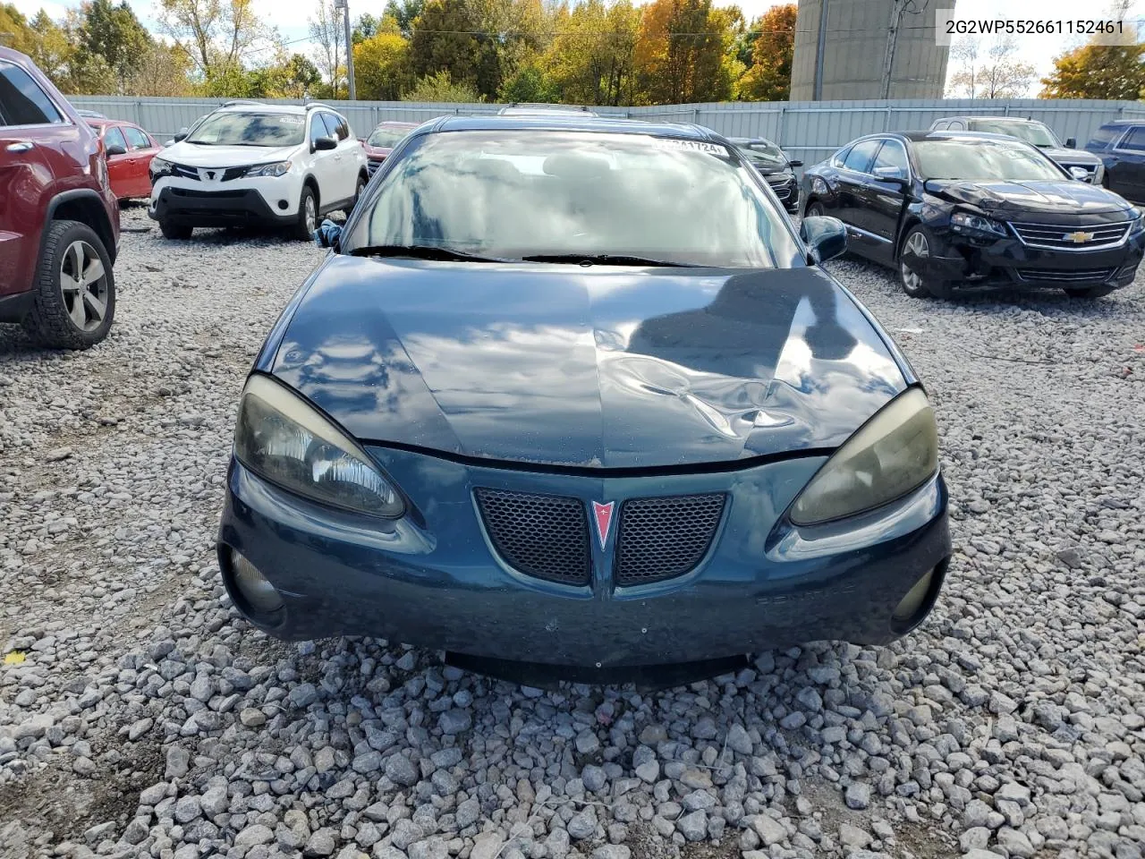 2006 Pontiac Grand Prix VIN: 2G2WP552661152461 Lot: 76341724