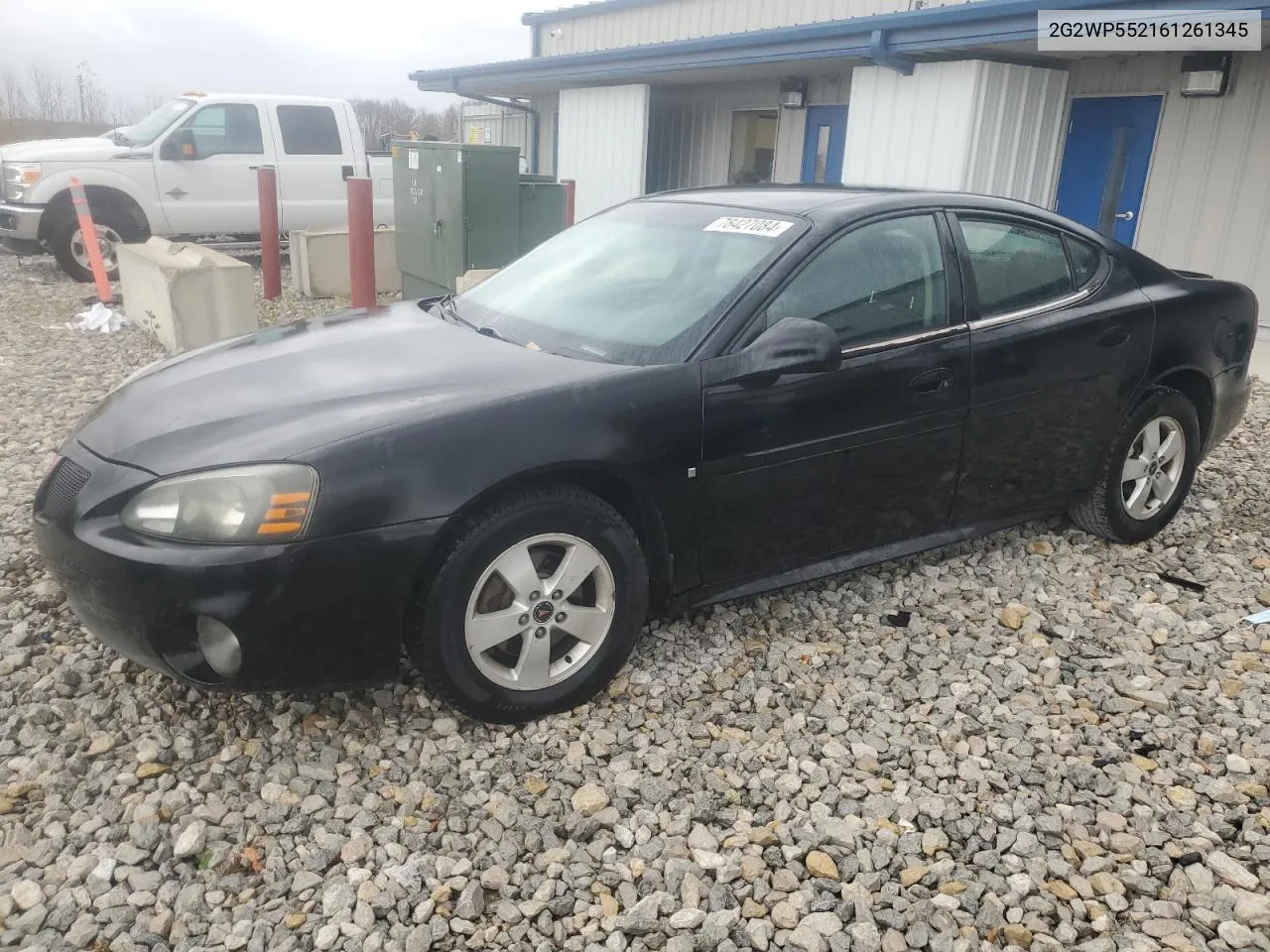 2006 Pontiac Grand Prix VIN: 2G2WP552161261345 Lot: 78427084