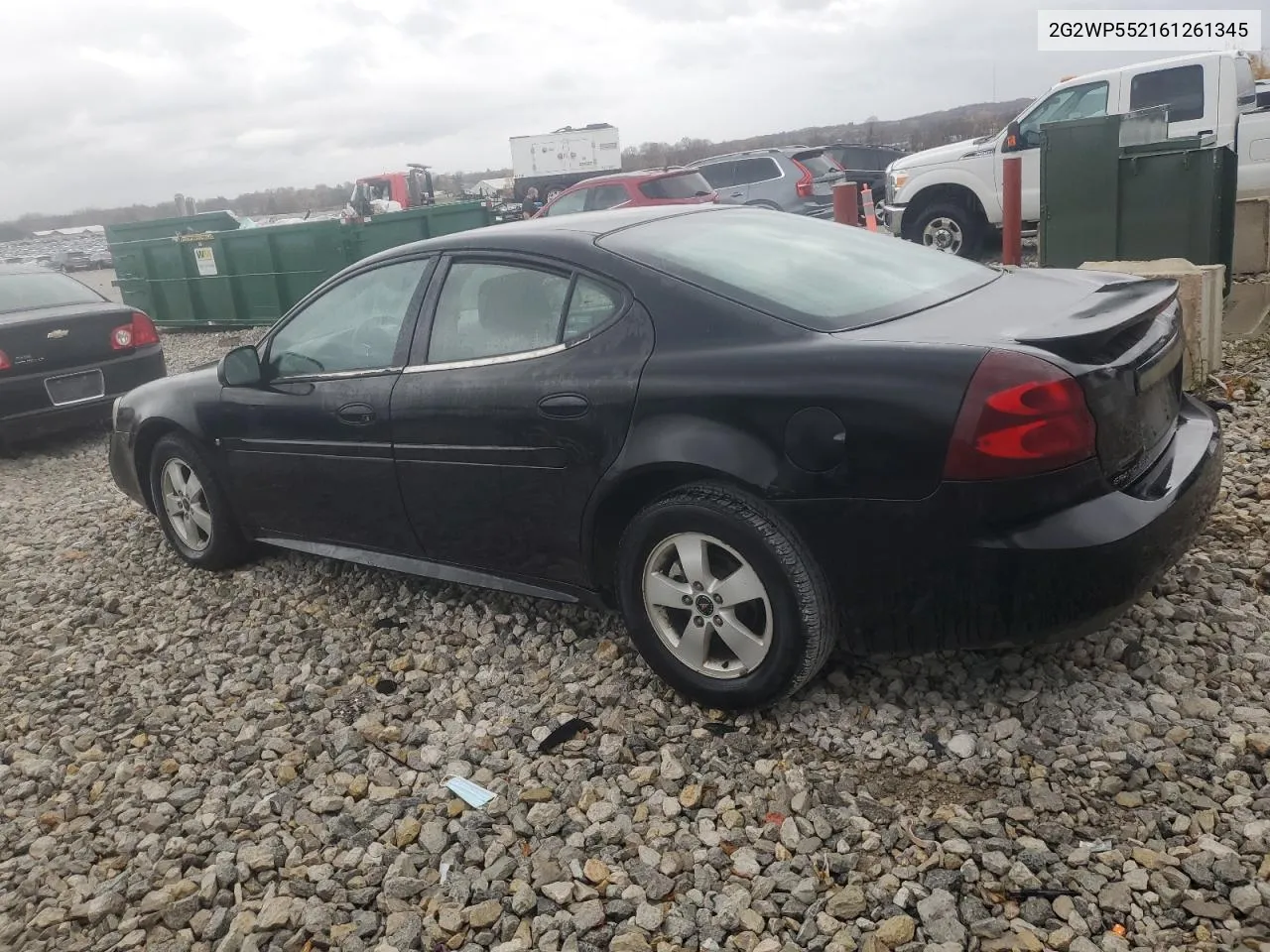 2006 Pontiac Grand Prix VIN: 2G2WP552161261345 Lot: 78427084