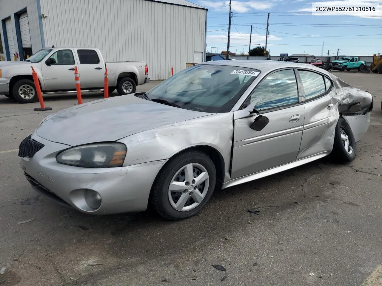 2006 Pontiac Grand Prix VIN: 2G2WP552761310516 Lot: 78493264