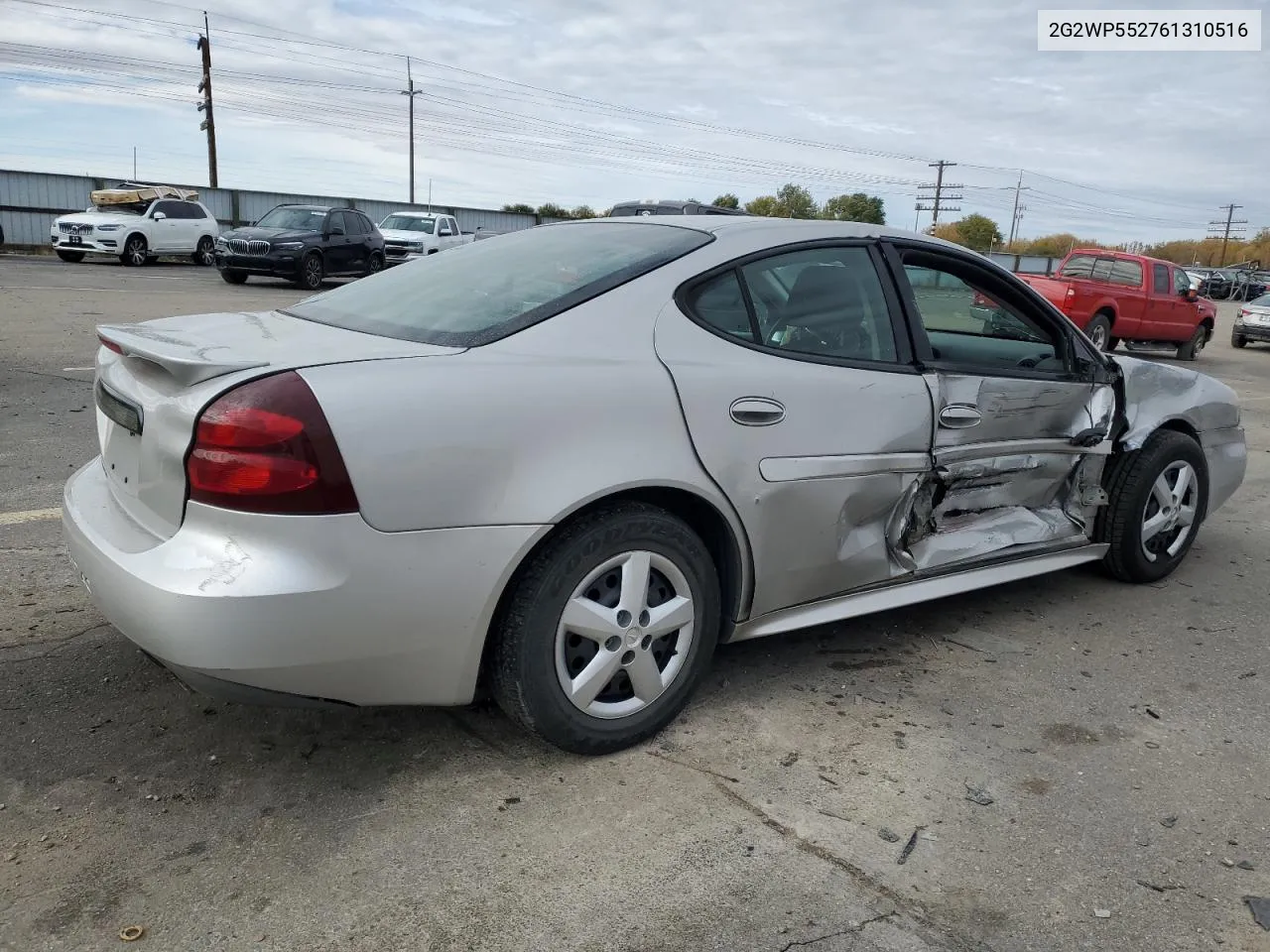 2006 Pontiac Grand Prix VIN: 2G2WP552761310516 Lot: 78493264