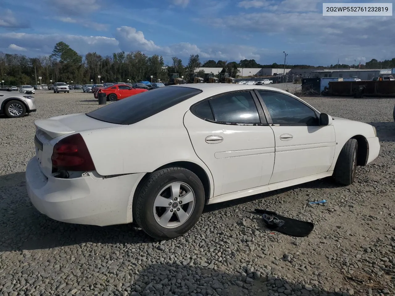 2006 Pontiac Grand Prix VIN: 2G2WP552761232819 Lot: 78591614