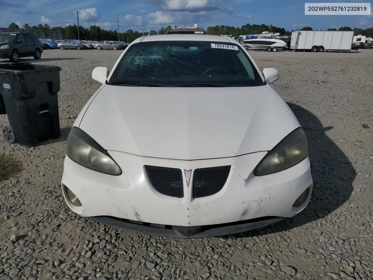 2006 Pontiac Grand Prix VIN: 2G2WP552761232819 Lot: 78591614