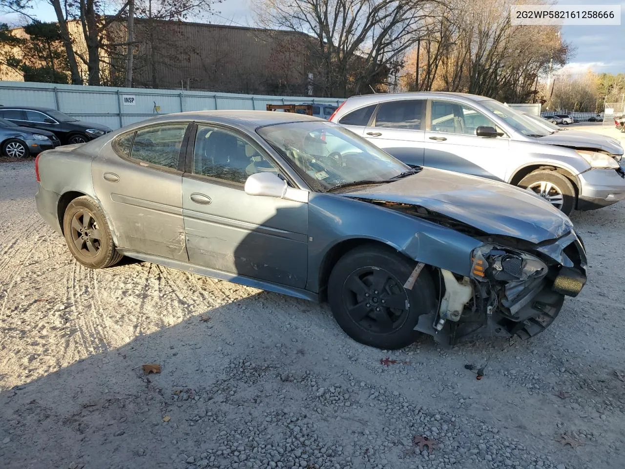 2006 Pontiac Grand Prix VIN: 2G2WP582161258666 Lot: 80184904