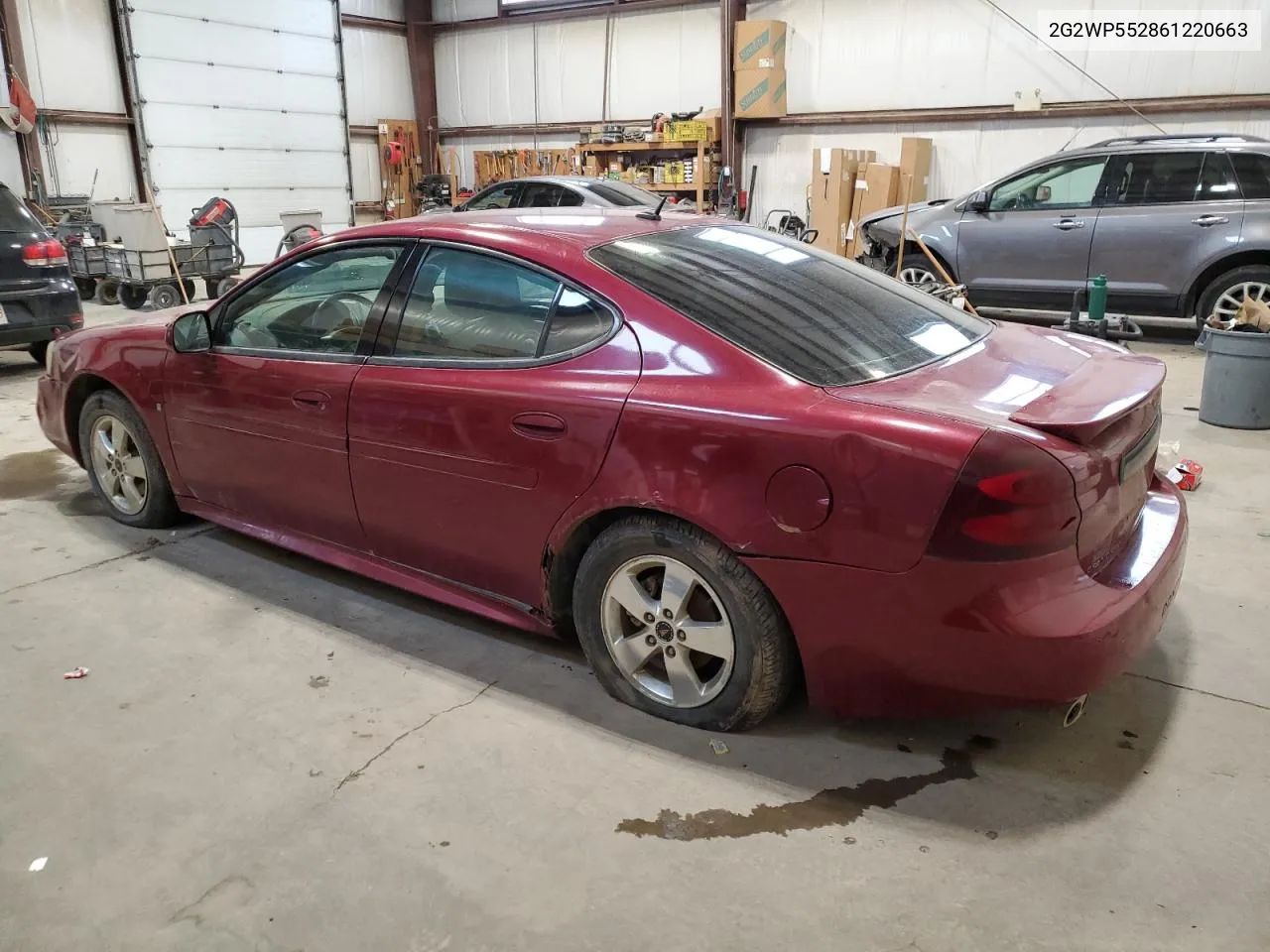 2006 Pontiac Grand Prix VIN: 2G2WP552861220663 Lot: 80858194