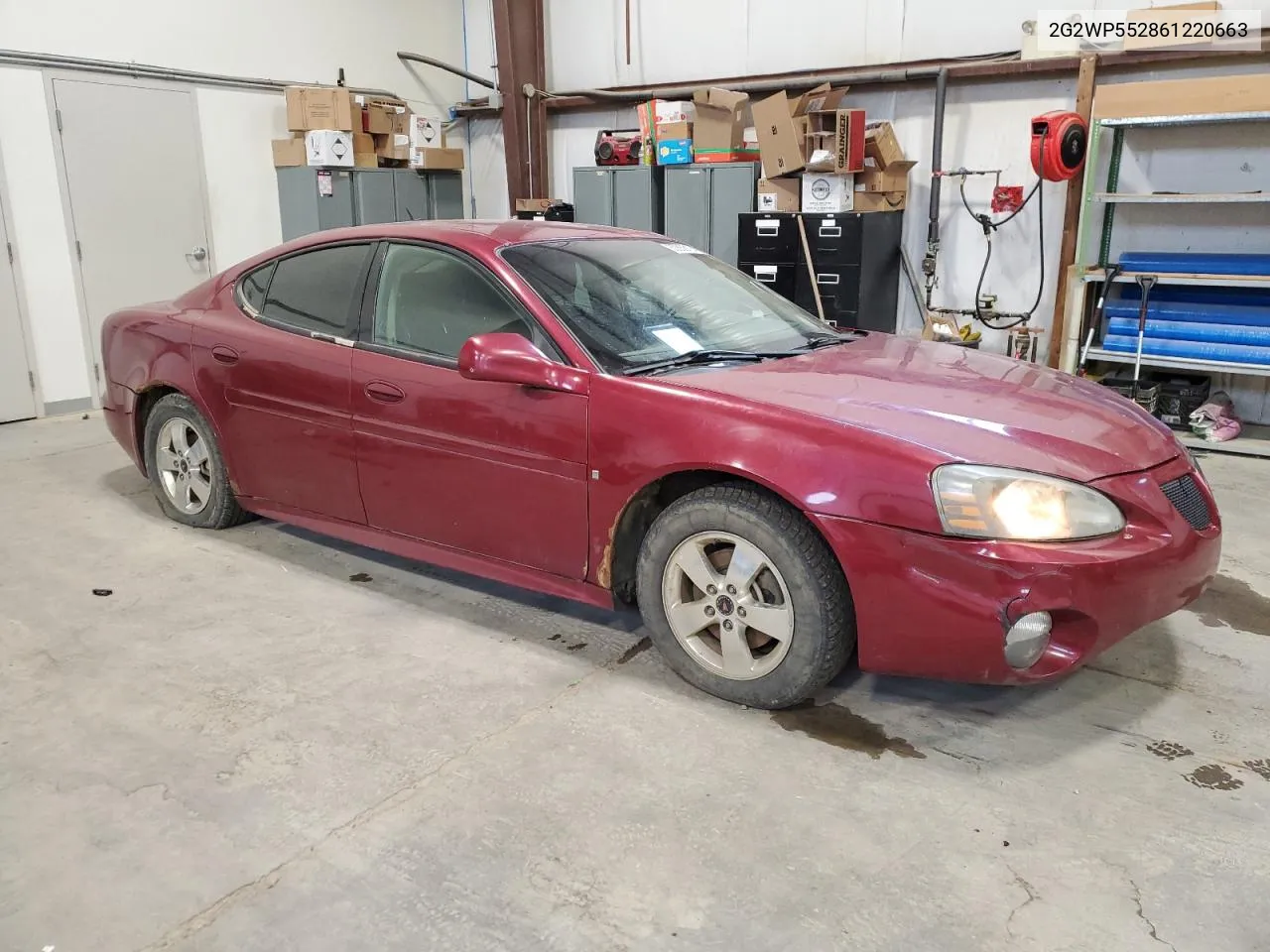 2006 Pontiac Grand Prix VIN: 2G2WP552861220663 Lot: 80858194