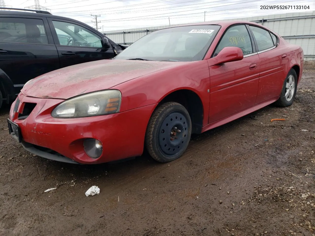 2007 Pontiac Grand Prix VIN: 2G2WP552671133104 Lot: 47917724