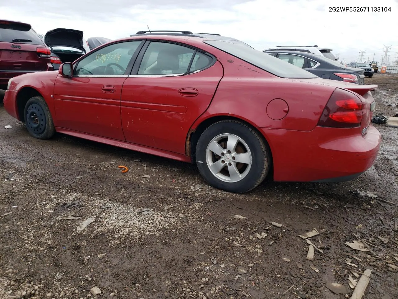 2007 Pontiac Grand Prix VIN: 2G2WP552671133104 Lot: 47917724