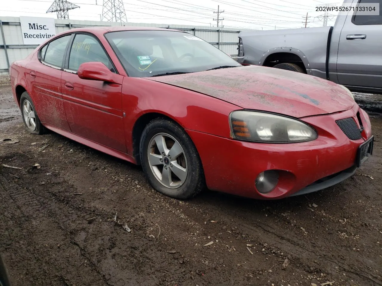 2007 Pontiac Grand Prix VIN: 2G2WP552671133104 Lot: 47917724