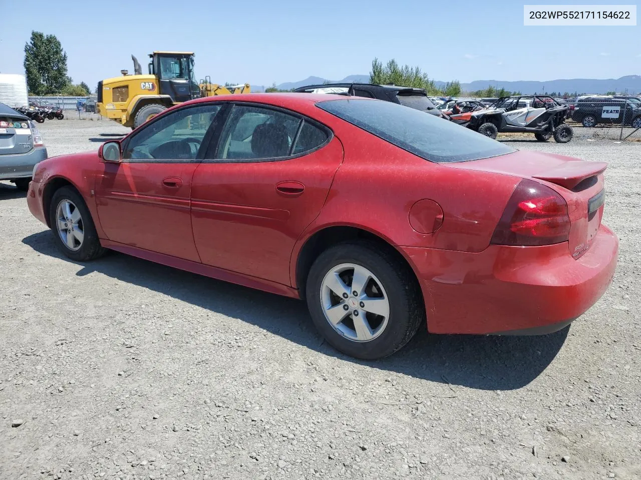 2007 Pontiac Grand Prix VIN: 2G2WP552171154622 Lot: 64056144