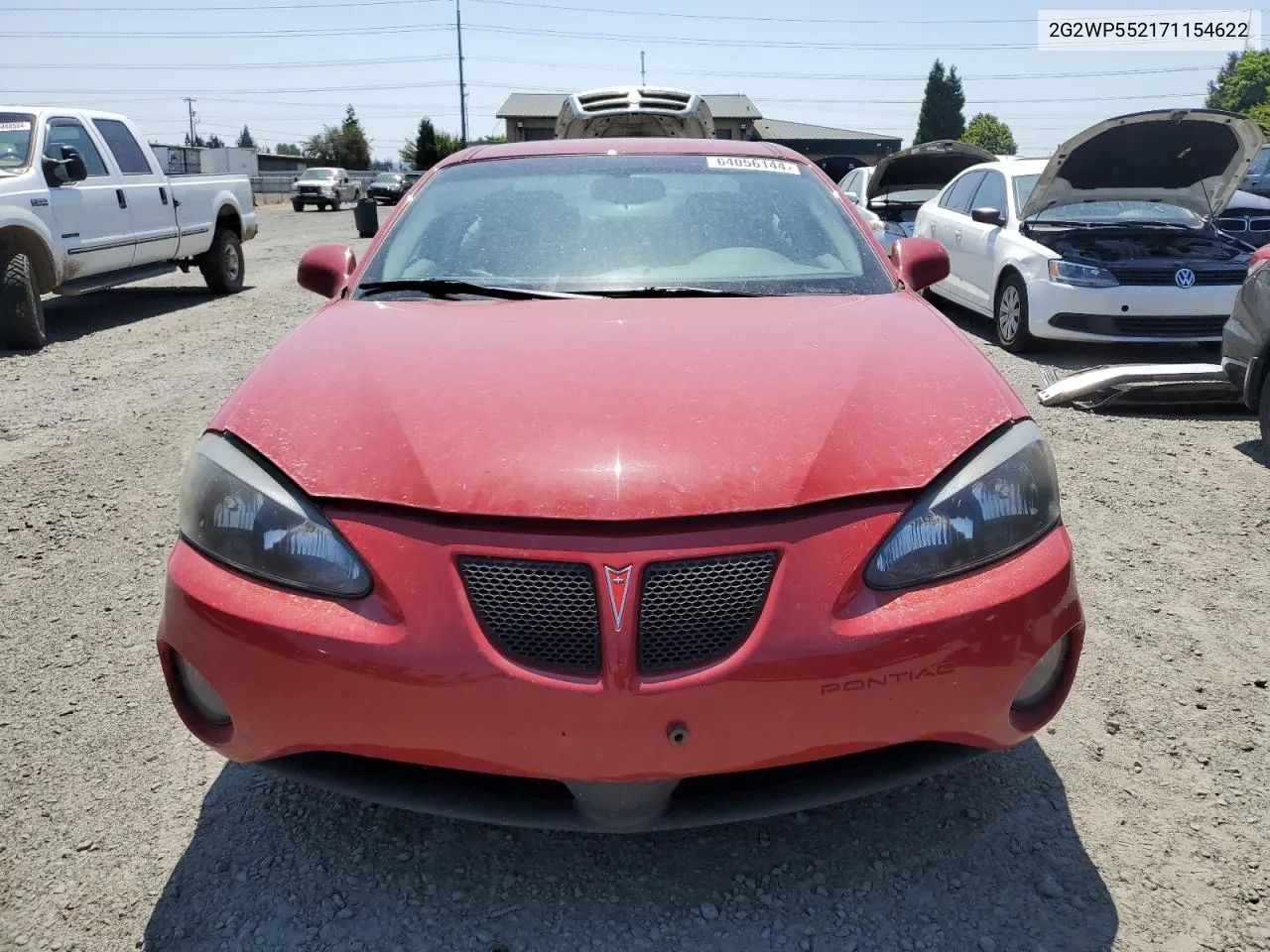 2007 Pontiac Grand Prix VIN: 2G2WP552171154622 Lot: 64056144