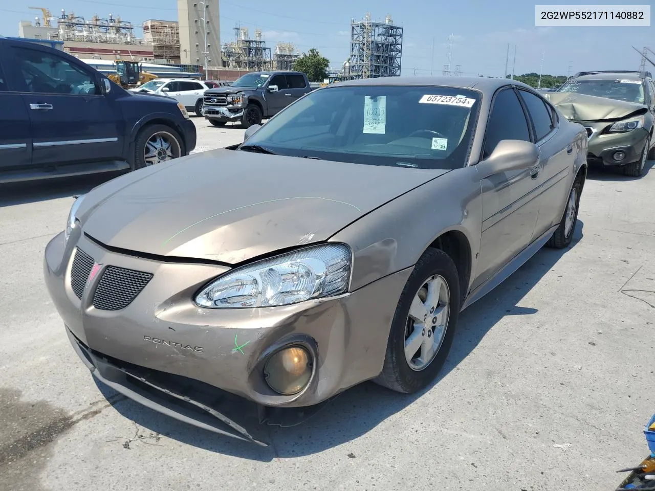 2007 Pontiac Grand Prix VIN: 2G2WP552171140882 Lot: 65723754