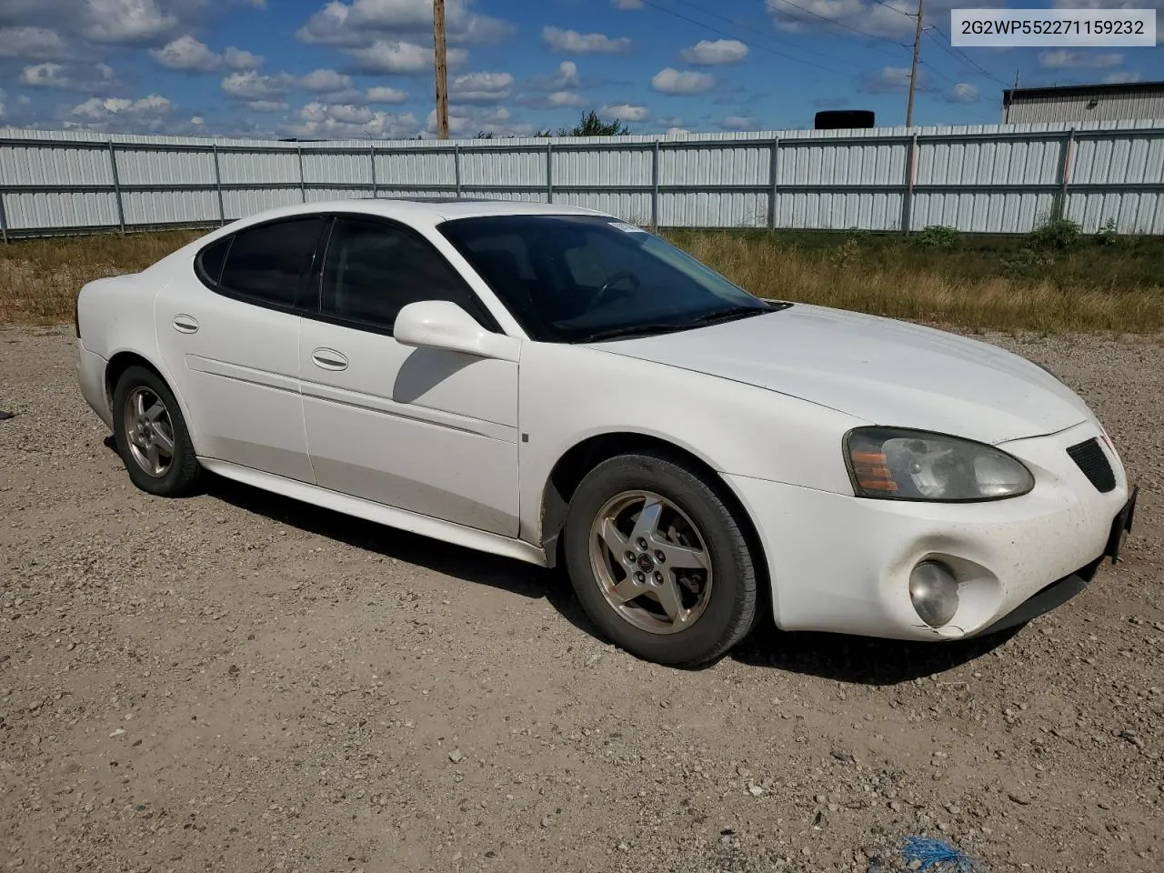 2007 Pontiac Grand Prix VIN: 2G2WP552271159232 Lot: 69136714