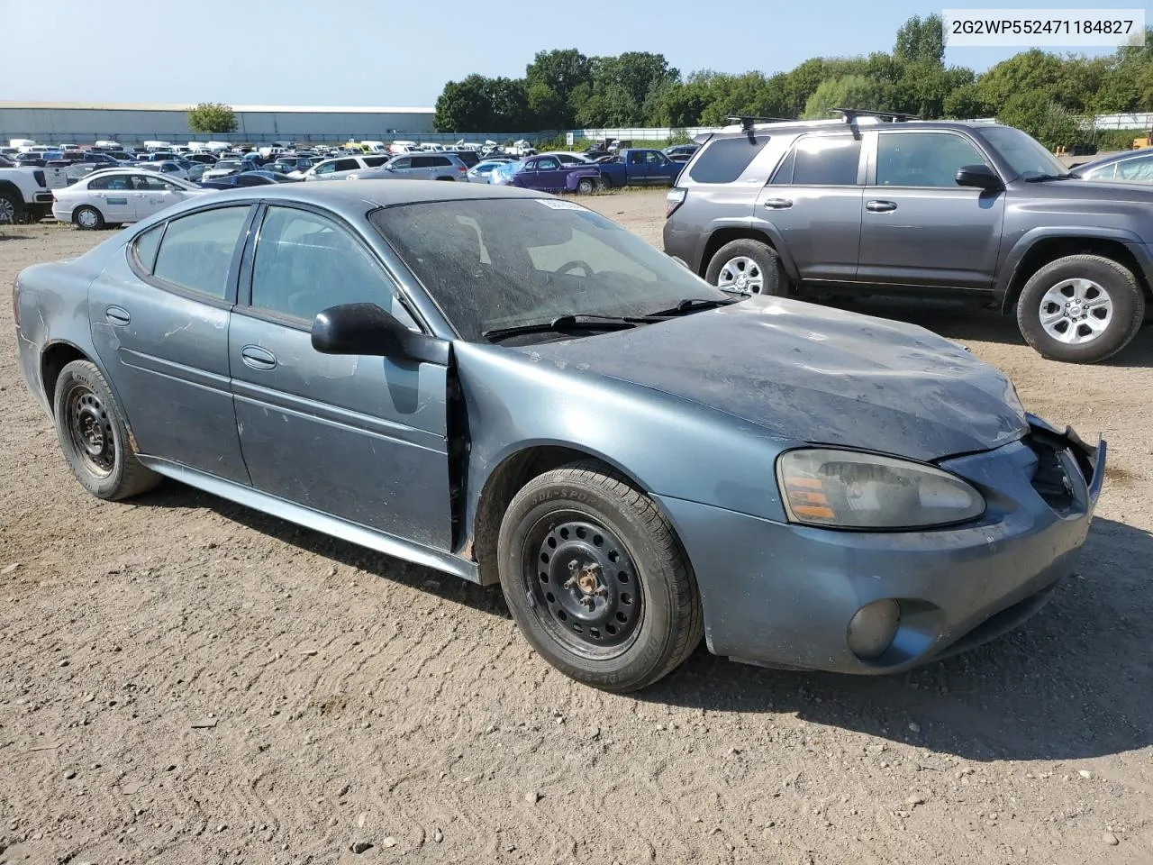 2007 Pontiac Grand Prix VIN: 2G2WP552471184827 Lot: 69745254