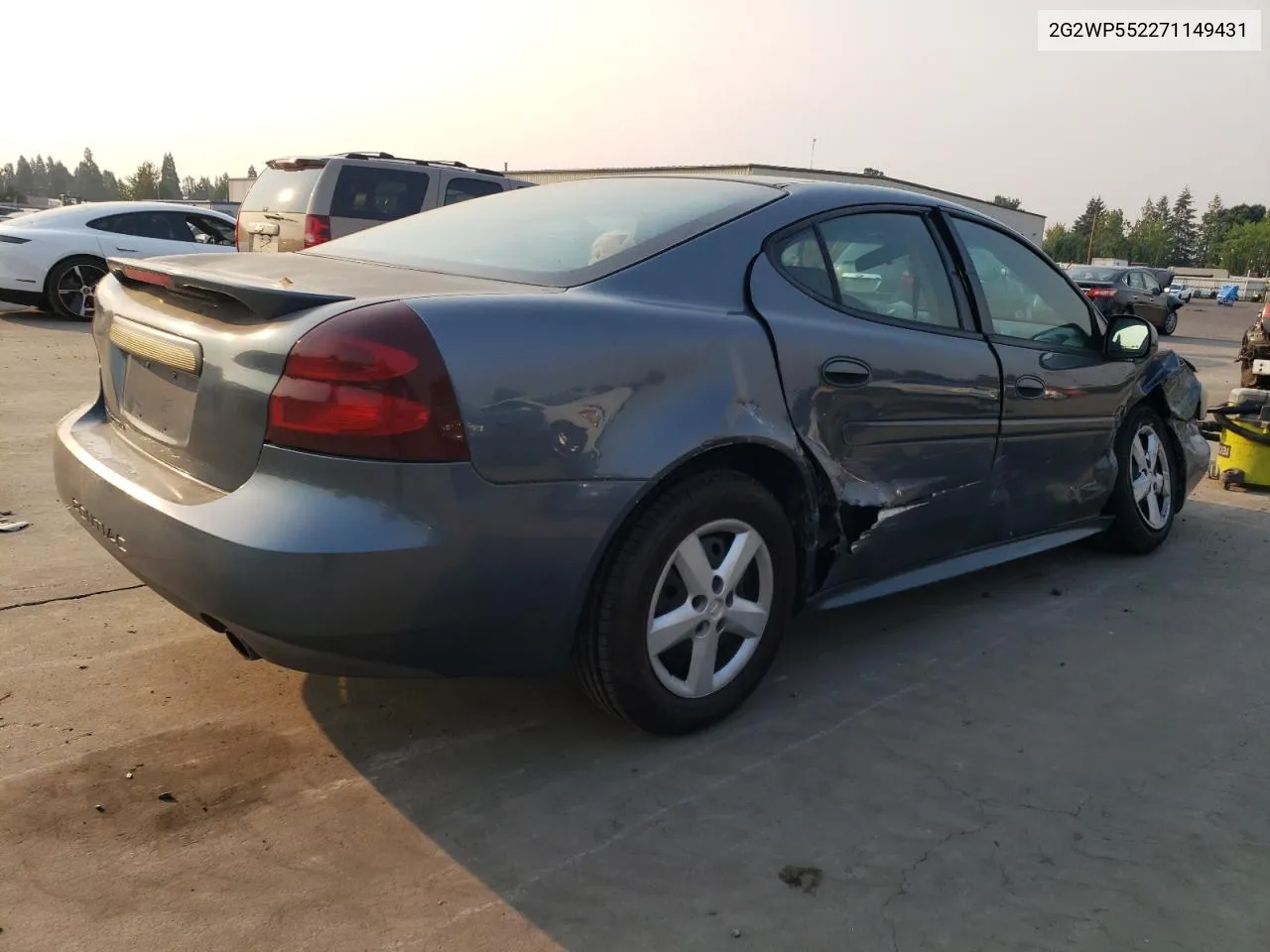 2007 Pontiac Grand Prix VIN: 2G2WP552271149431 Lot: 70247364