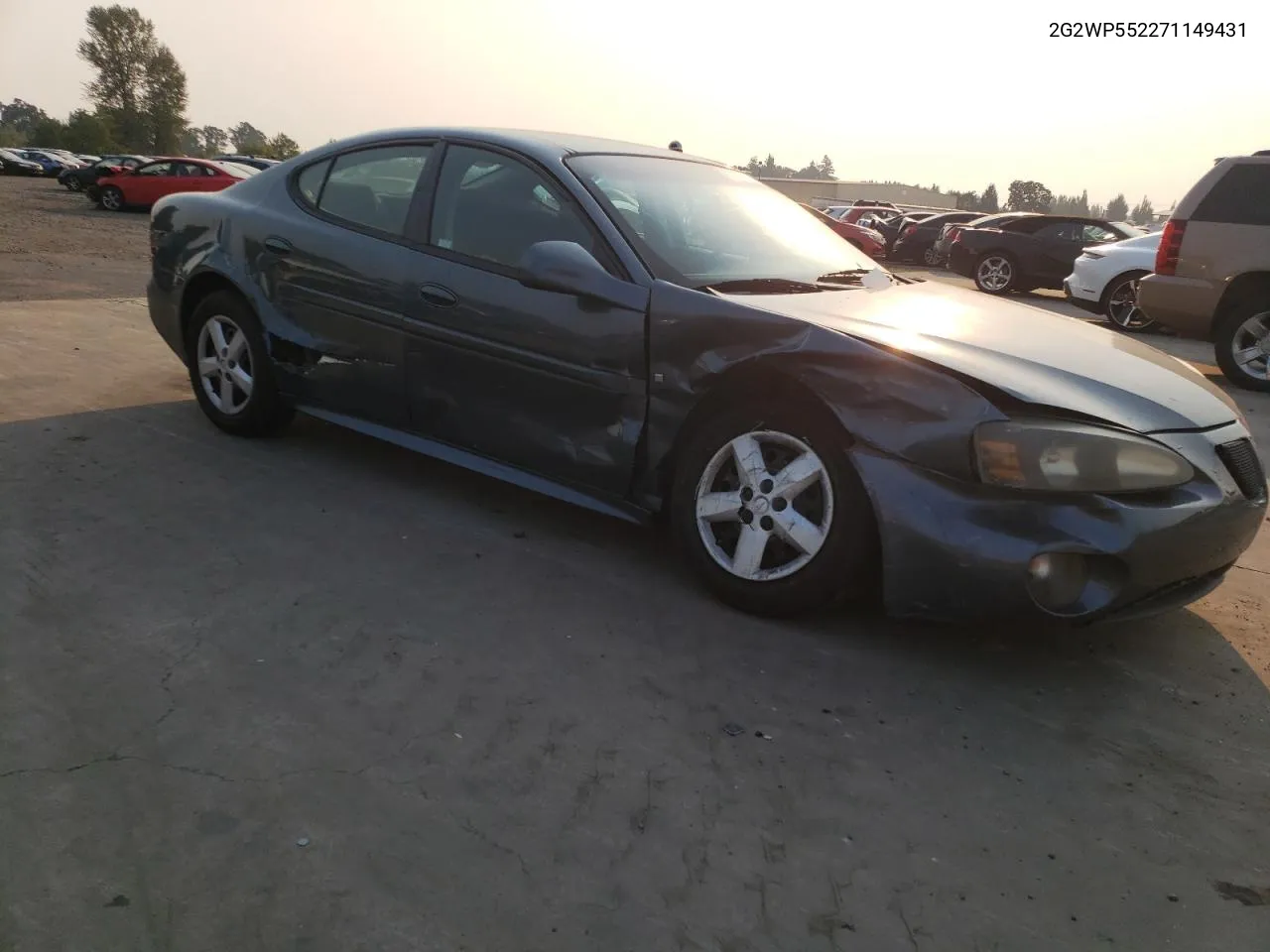 2007 Pontiac Grand Prix VIN: 2G2WP552271149431 Lot: 70247364