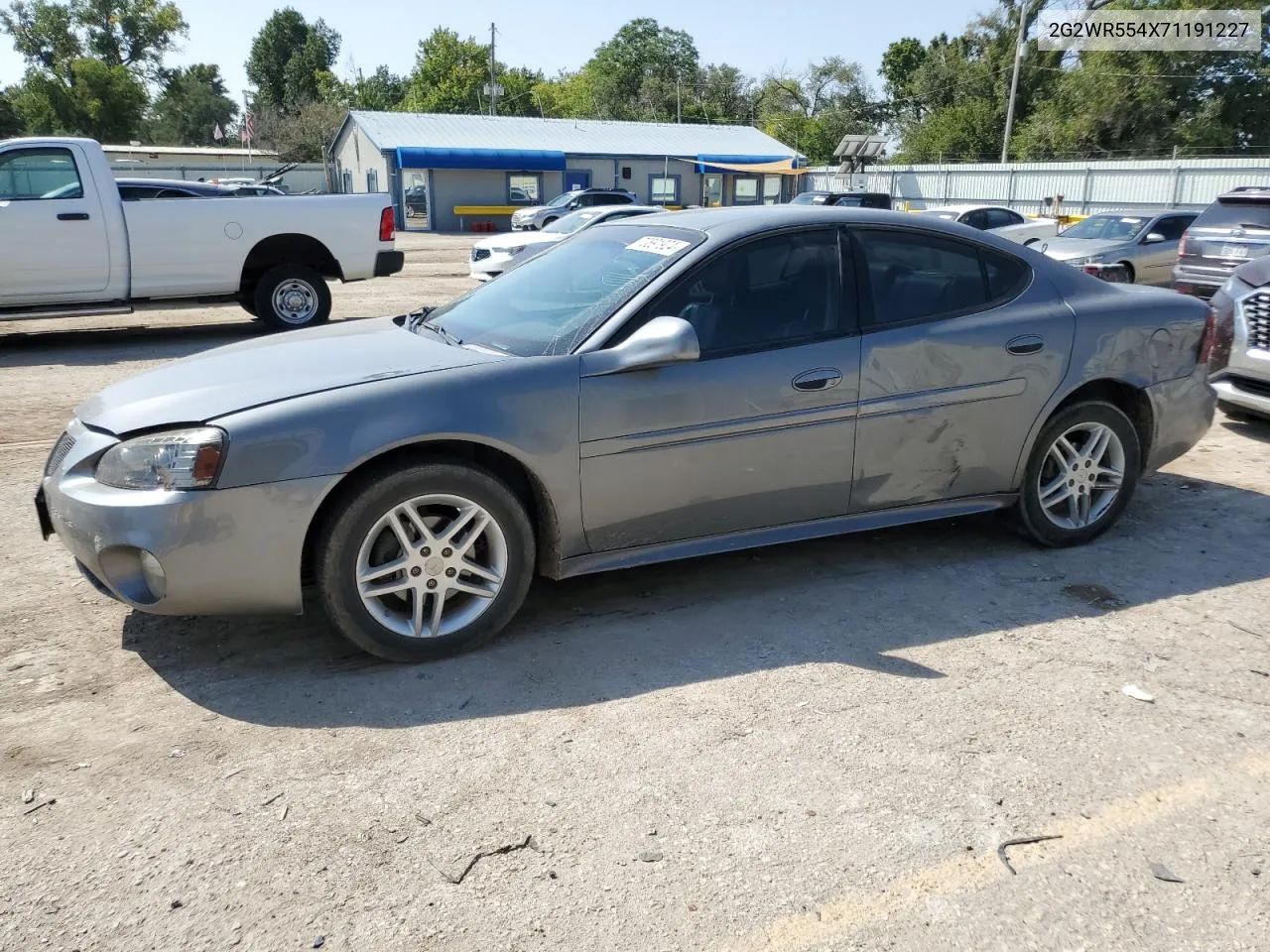 2007 Pontiac Grand Prix Gt VIN: 2G2WR554X71191227 Lot: 70891924