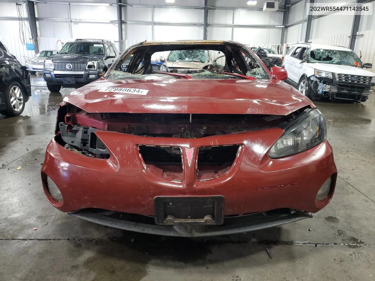 2007 Pontiac Grand Prix Gt VIN: 2G2WR554471143545 Lot: 72988634