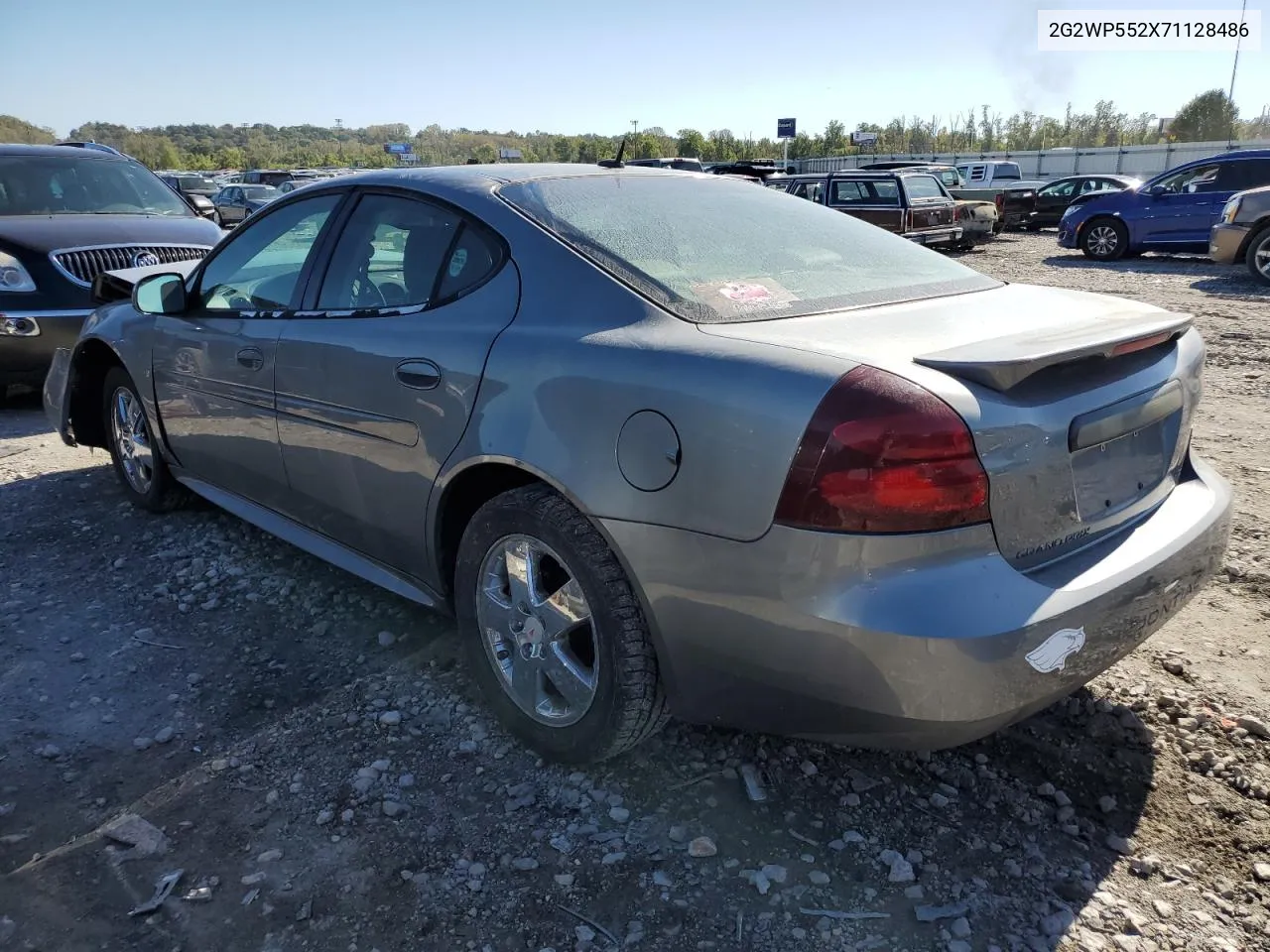 2007 Pontiac Grand Prix VIN: 2G2WP552X71128486 Lot: 73718464