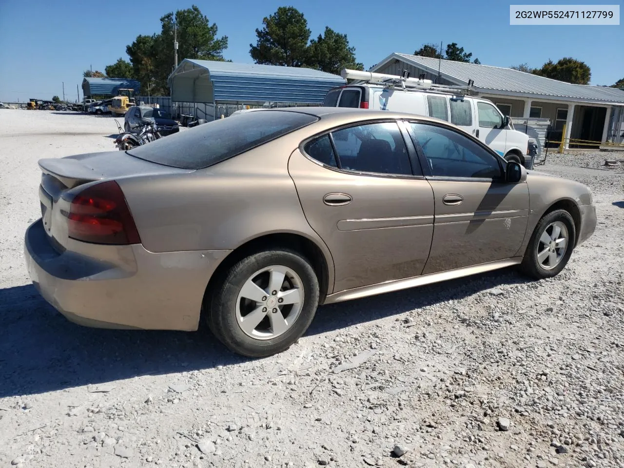 2007 Pontiac Grand Prix VIN: 2G2WP552471127799 Lot: 74099714