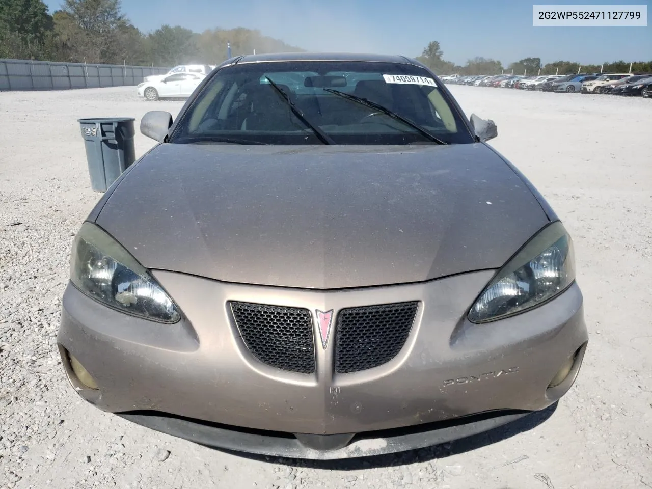 2007 Pontiac Grand Prix VIN: 2G2WP552471127799 Lot: 74099714