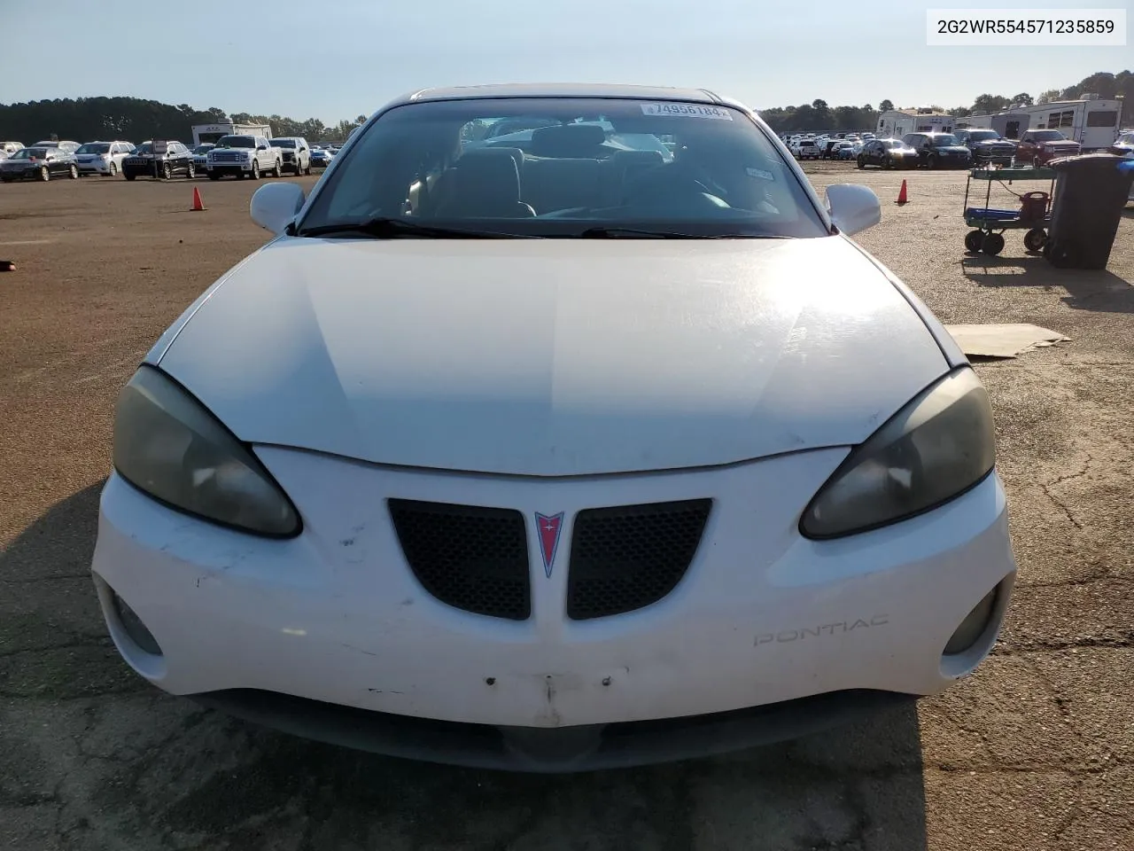 2007 Pontiac Grand Prix Gt VIN: 2G2WR554571235859 Lot: 74956184