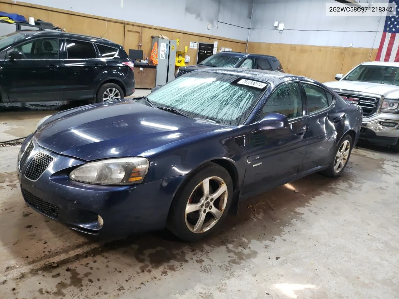 2007 Pontiac Grand Prix Gxp VIN: 2G2WC58C971218342 Lot: 75208074