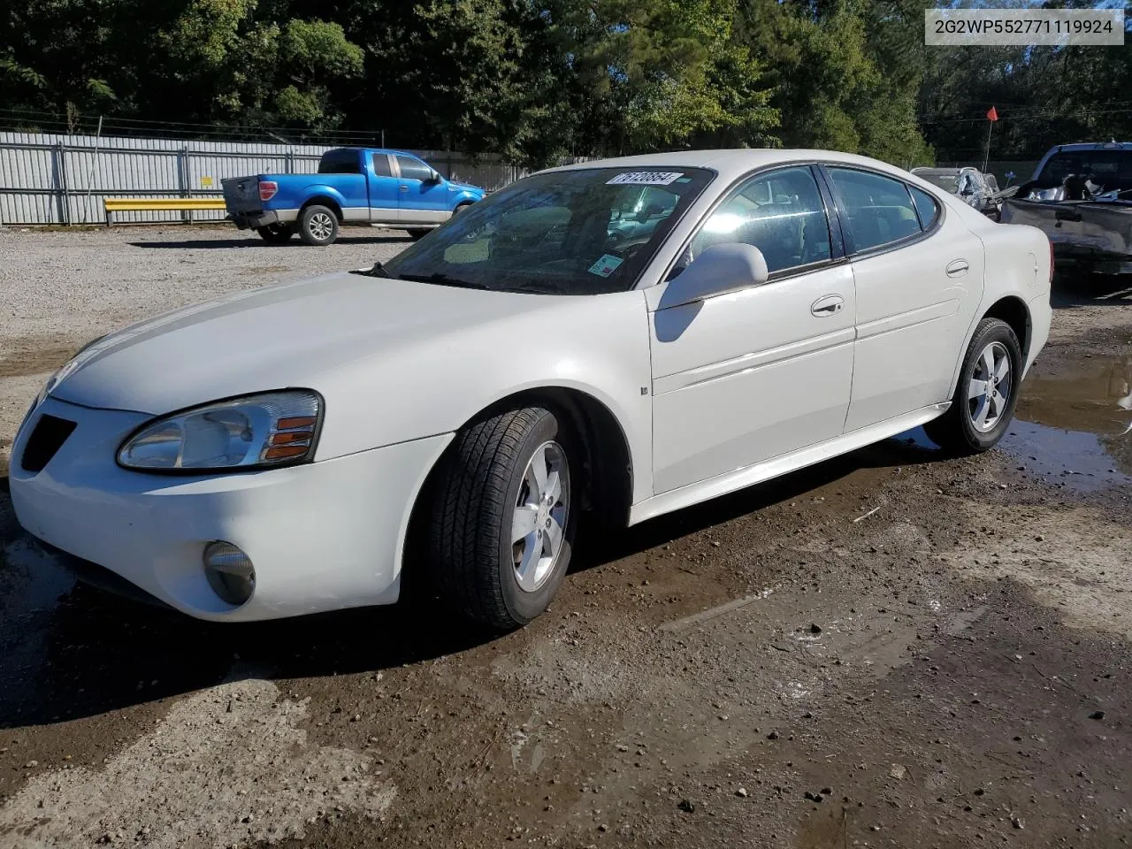 2007 Pontiac Grand Prix VIN: 2G2WP552771119924 Lot: 76120864