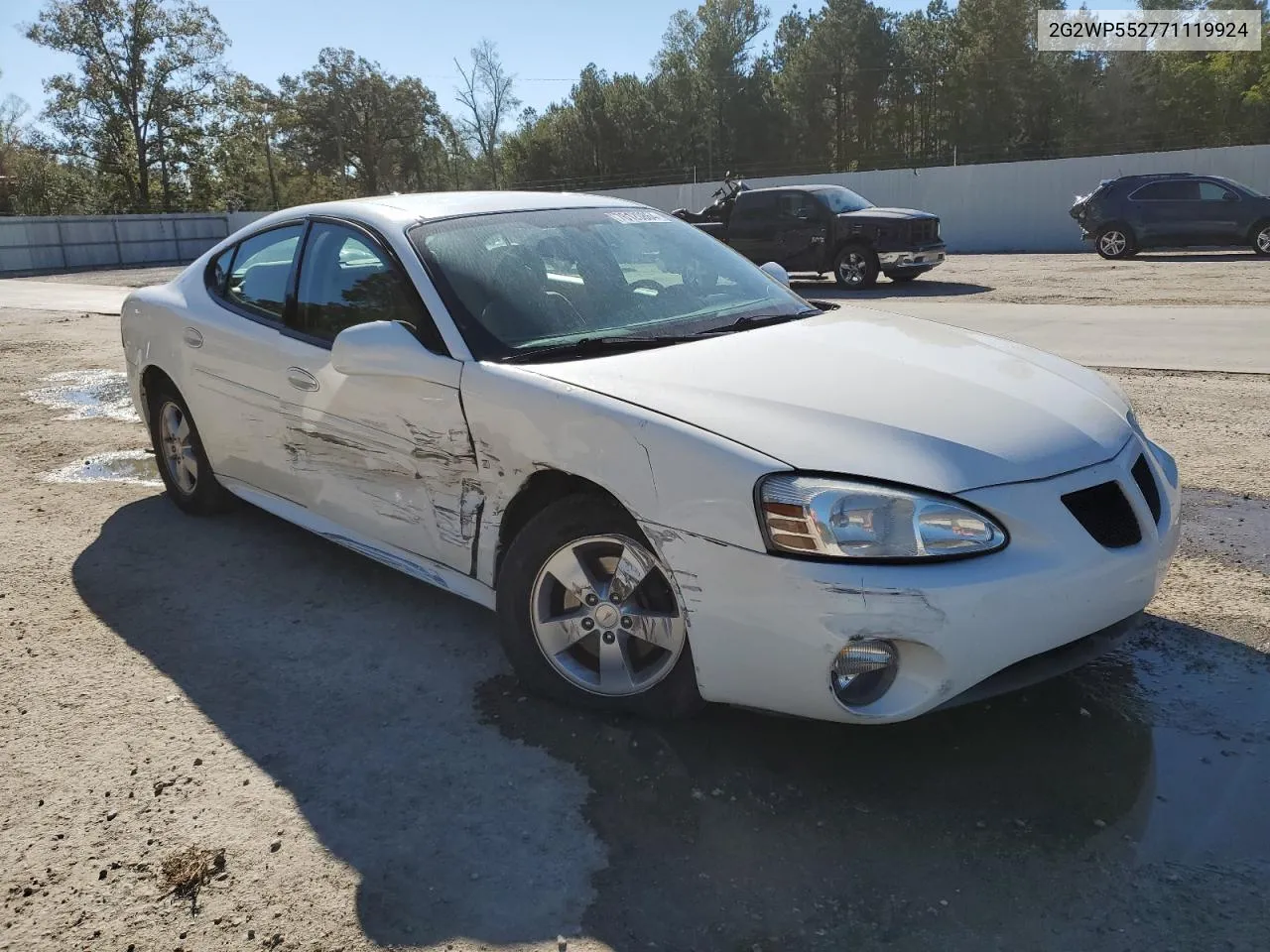 2007 Pontiac Grand Prix VIN: 2G2WP552771119924 Lot: 76120864