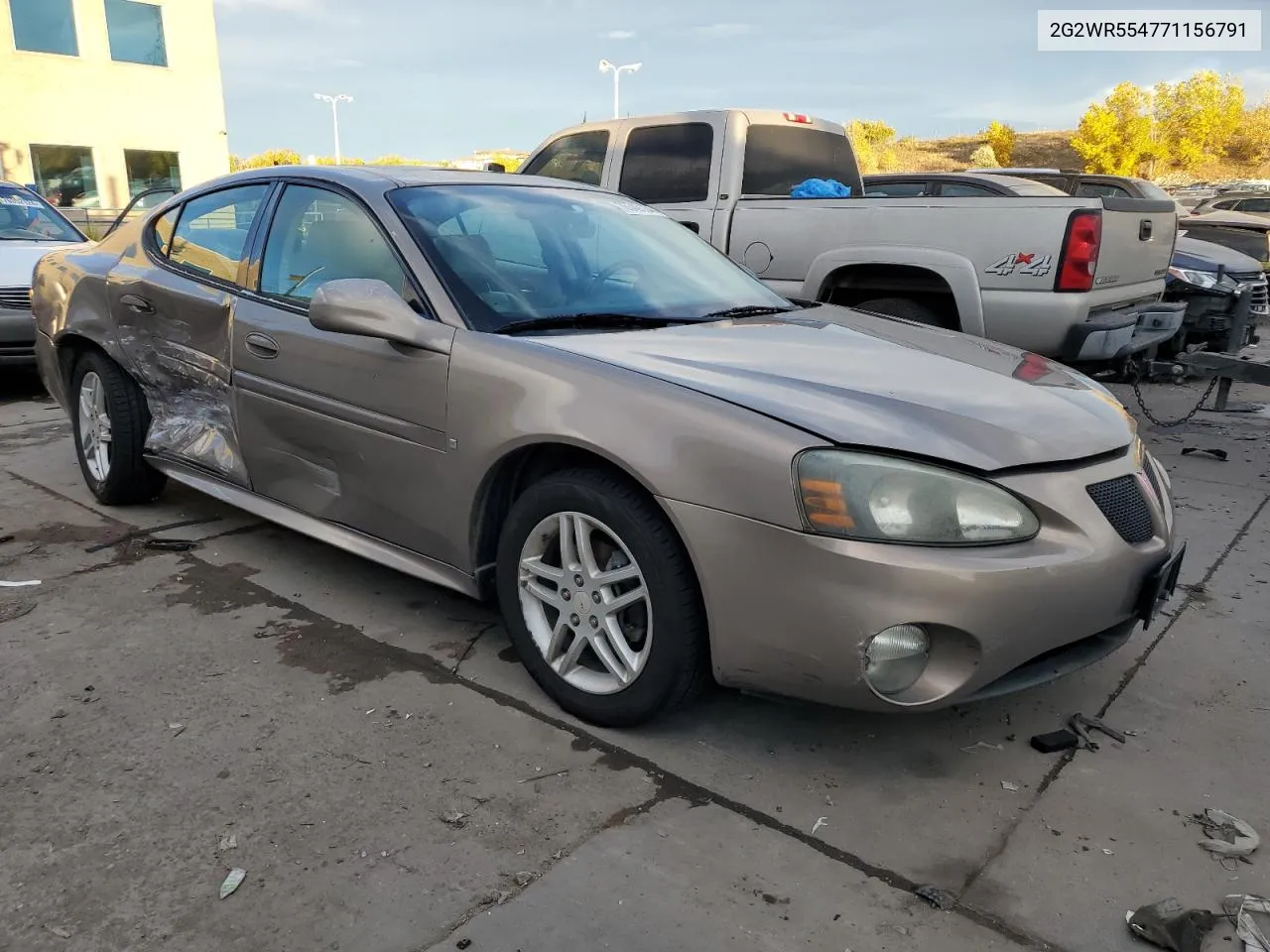 2007 Pontiac Grand Prix Gt VIN: 2G2WR554771156791 Lot: 76349134