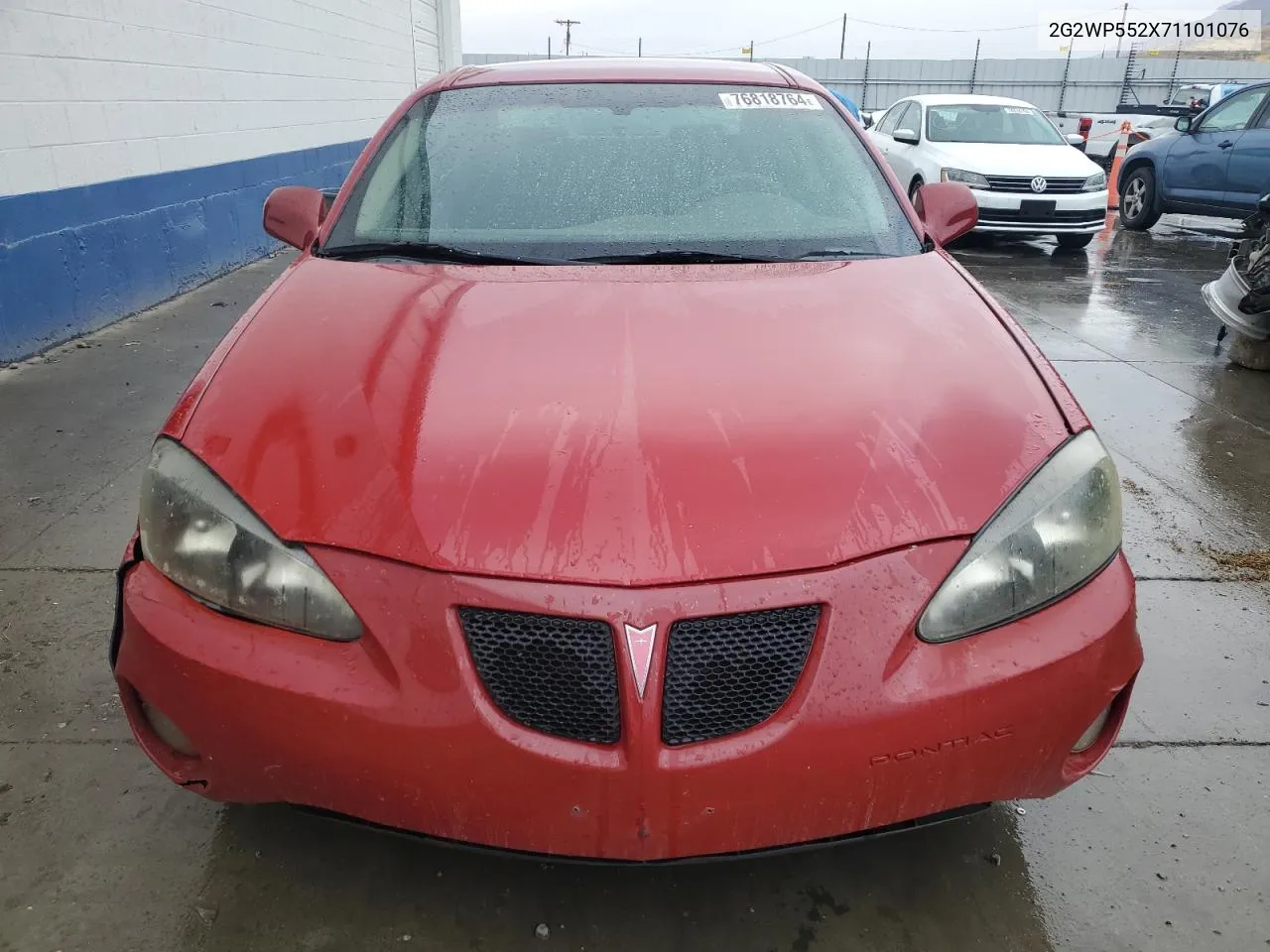 2007 Pontiac Grand Prix VIN: 2G2WP552X71101076 Lot: 76818764