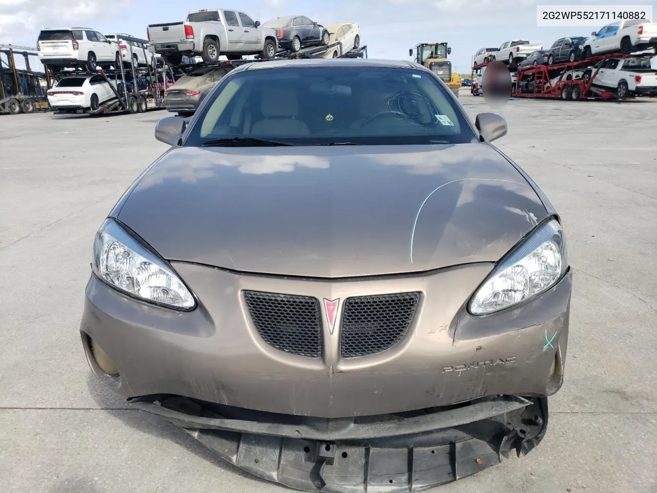 2007 Pontiac Grand Prix VIN: 2G2WP552171140882 Lot: 78044134