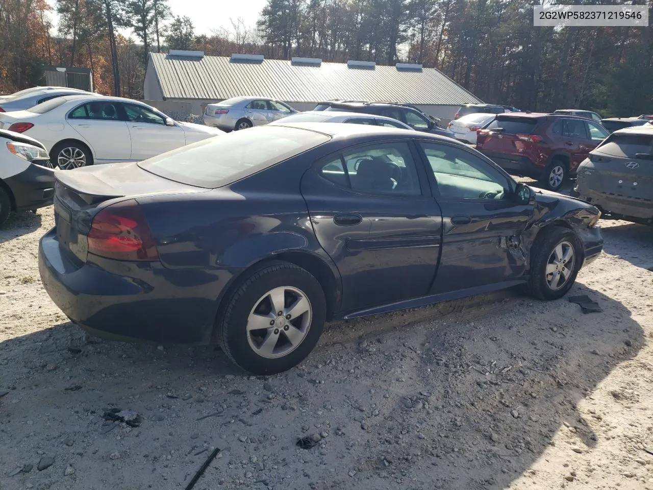 2007 Pontiac Grand Prix VIN: 2G2WP582371219546 Lot: 78125454