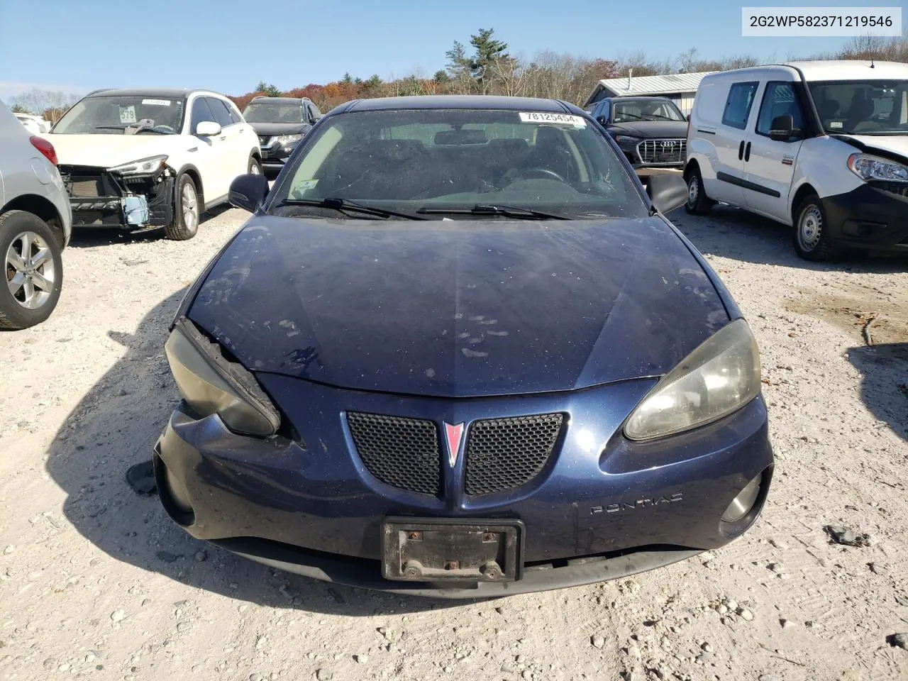 2007 Pontiac Grand Prix VIN: 2G2WP582371219546 Lot: 78125454