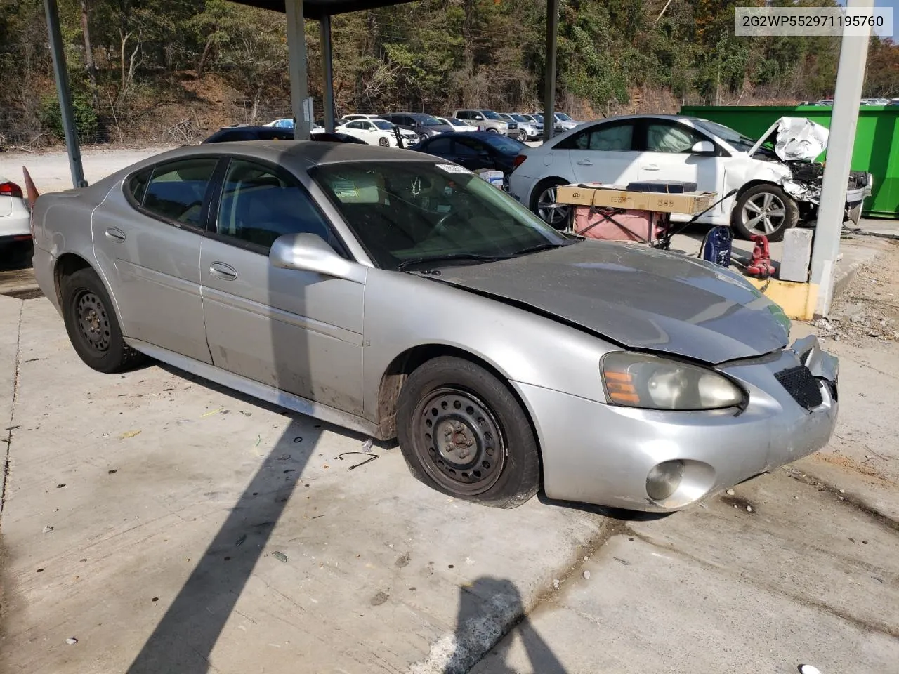 2007 Pontiac Grand Prix VIN: 2G2WP552971195760 Lot: 78525714