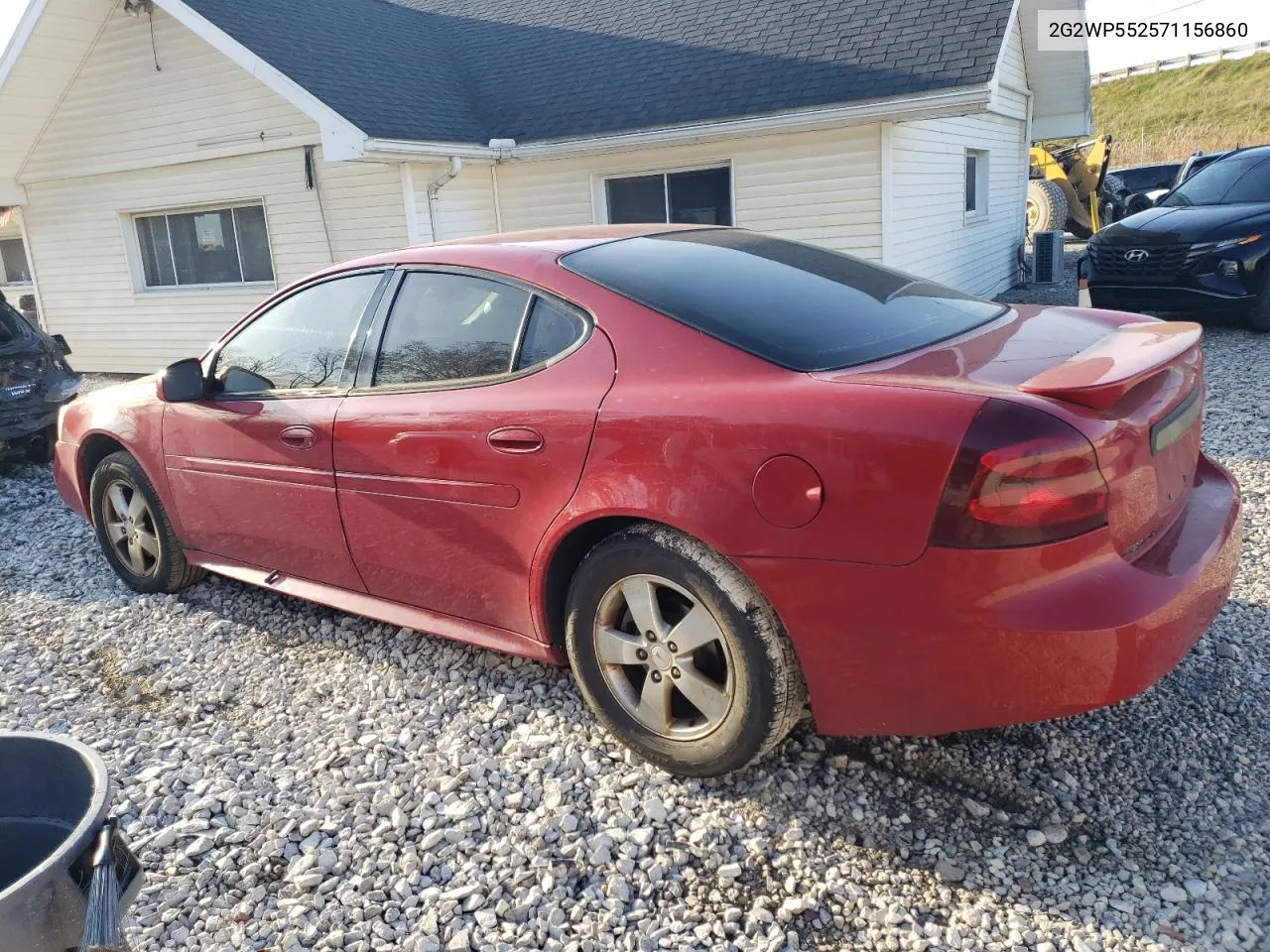 2007 Pontiac Grand Prix VIN: 2G2WP552571156860 Lot: 78599504